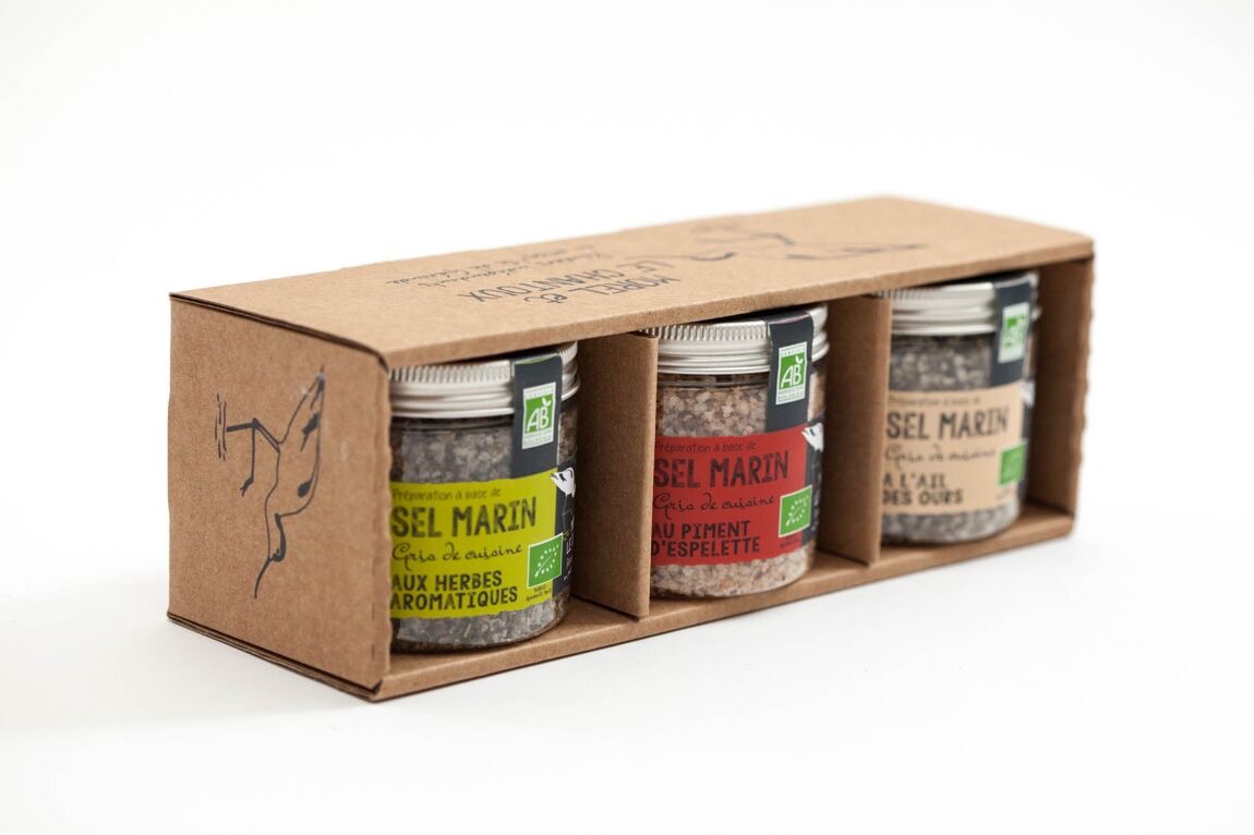 Trio de Sels Aromatisés - Spécial Viande - 450g