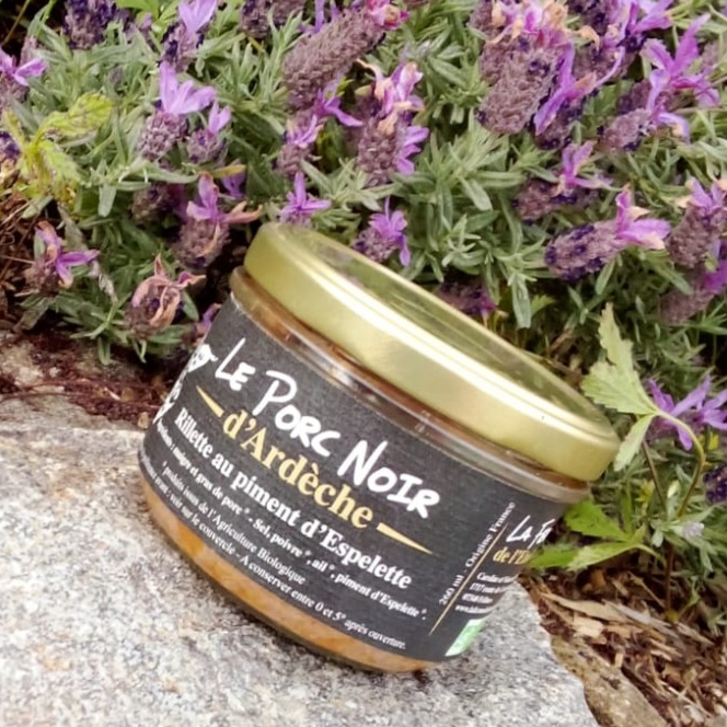 Rilletes au piment d'Espelette - 180g