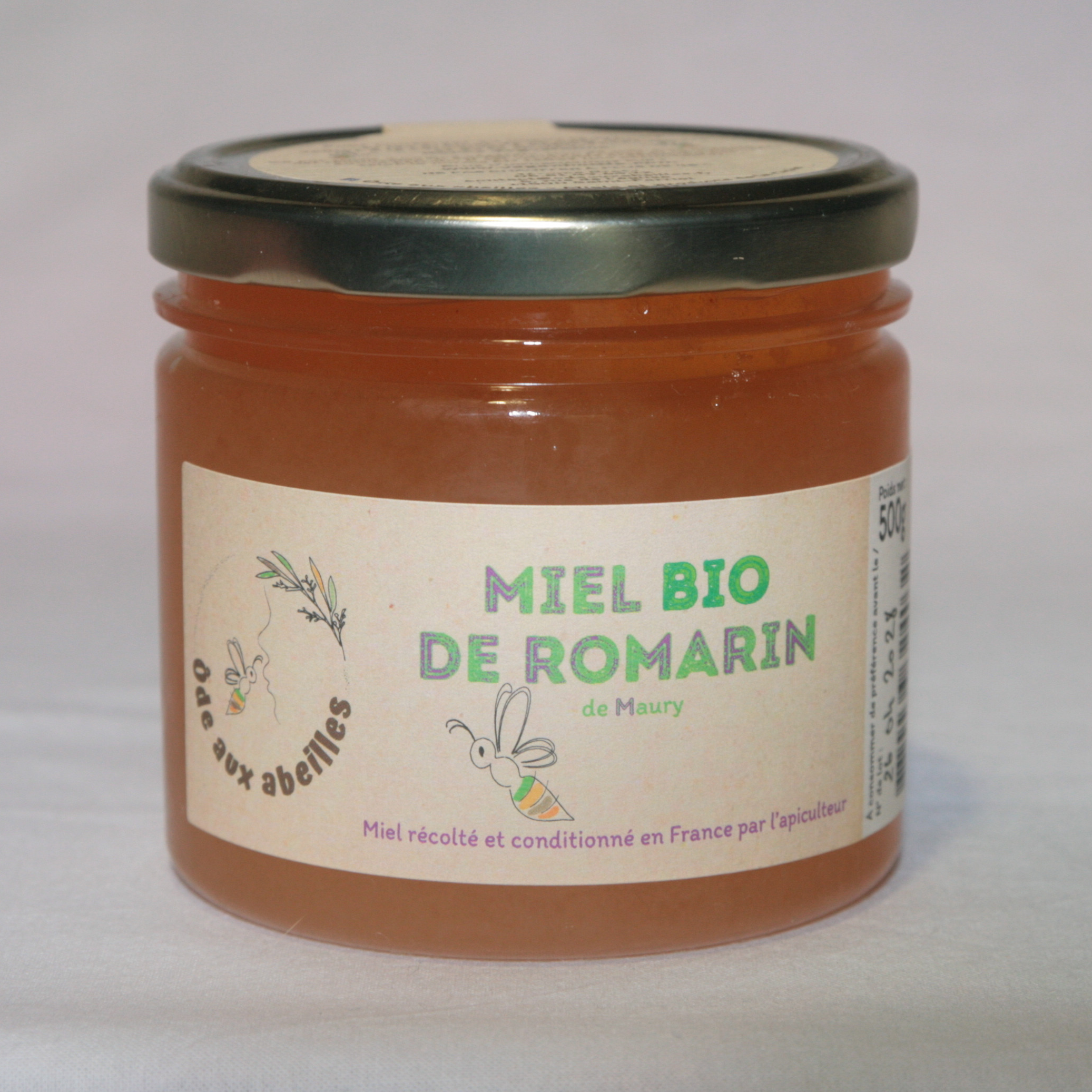 Miel bio de romarin