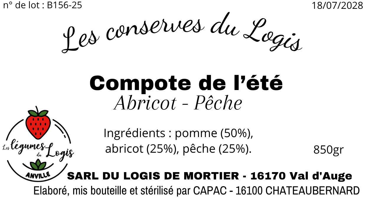 Compote de l'été
