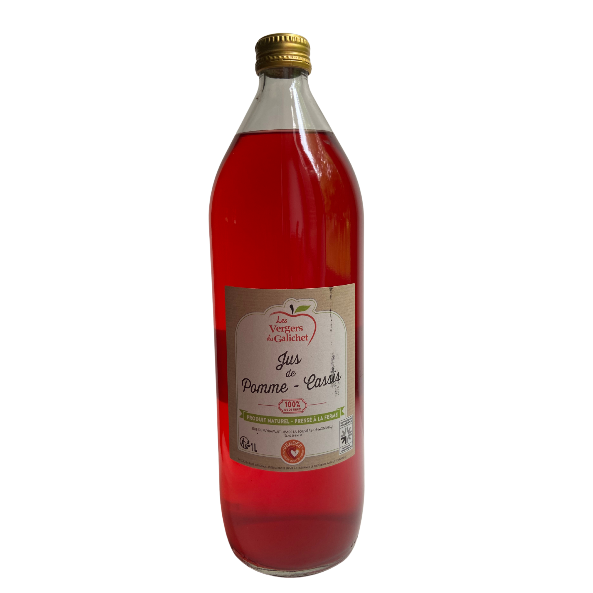 Jus de pomme et cassis - 1l