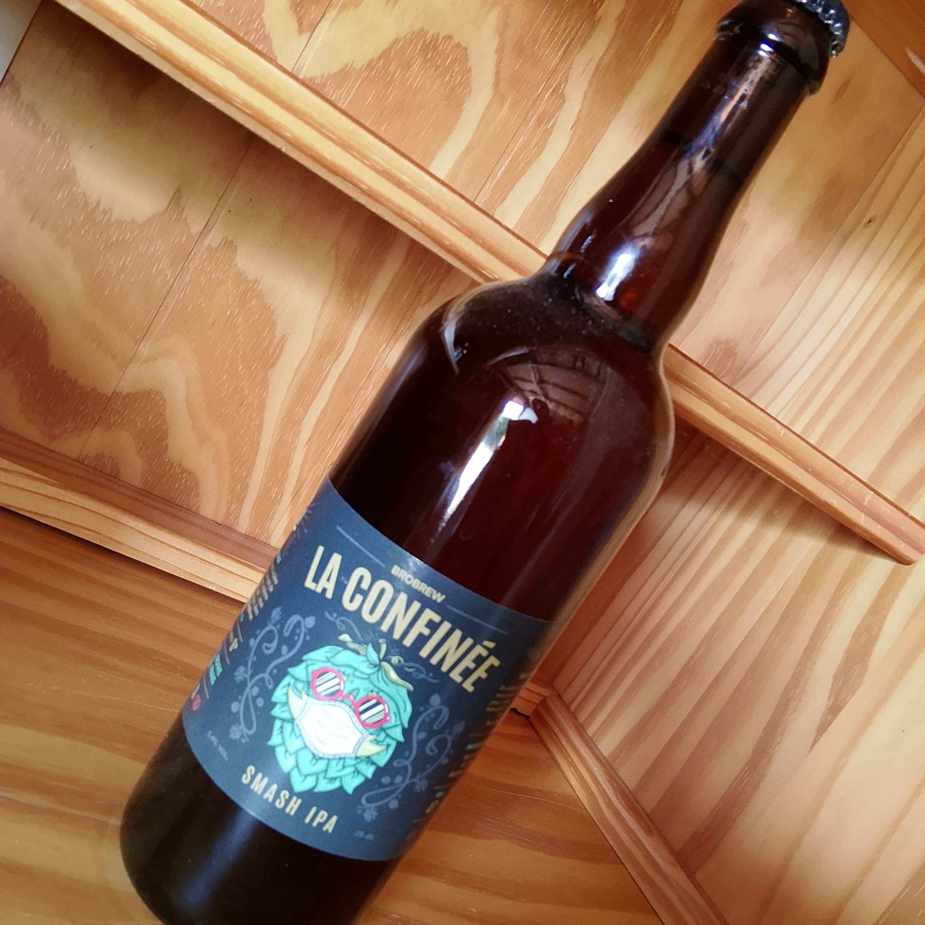 Bière IPA "La Confinée" - 75 cL - Brobrew