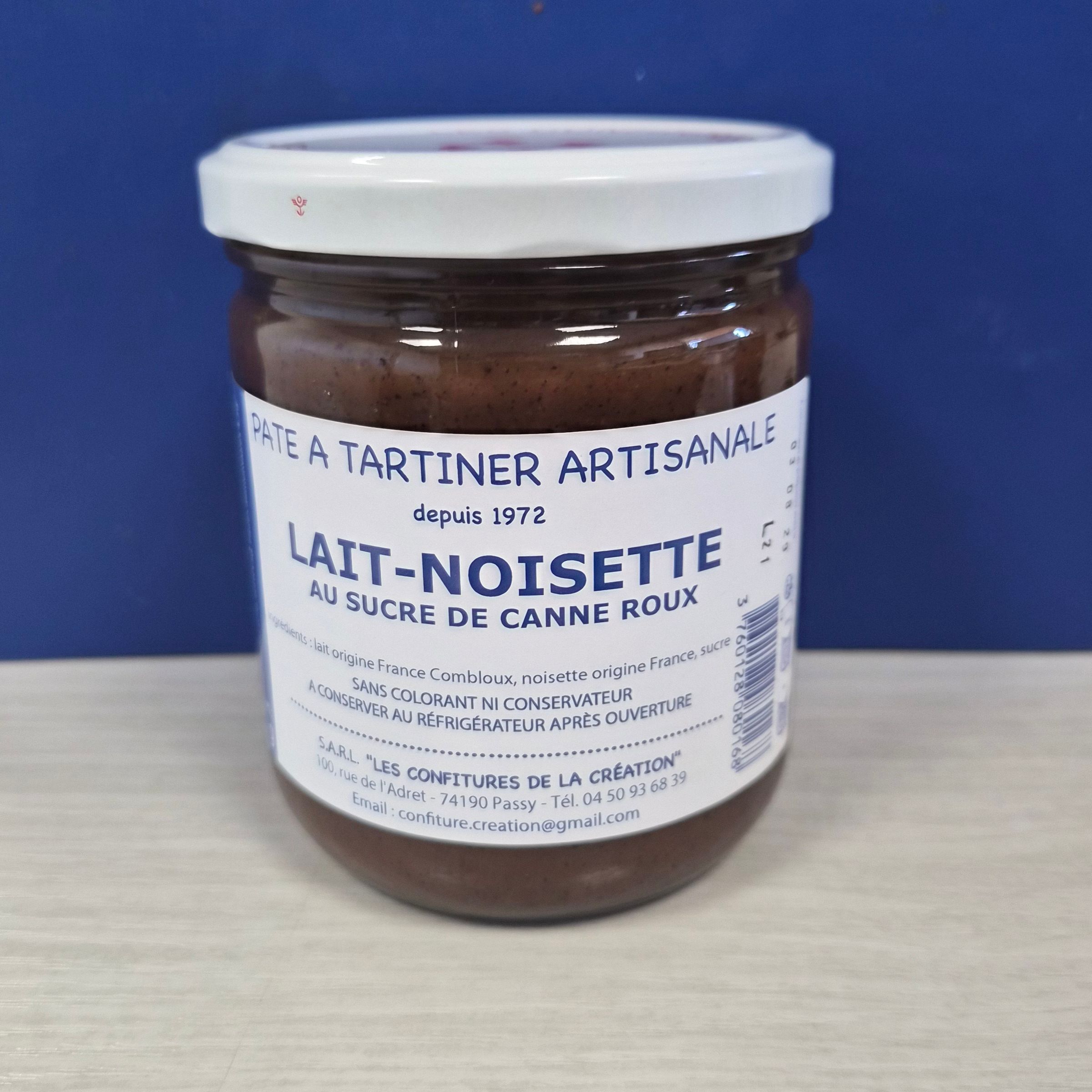 PATE A TARTINER lait noisette - 1g