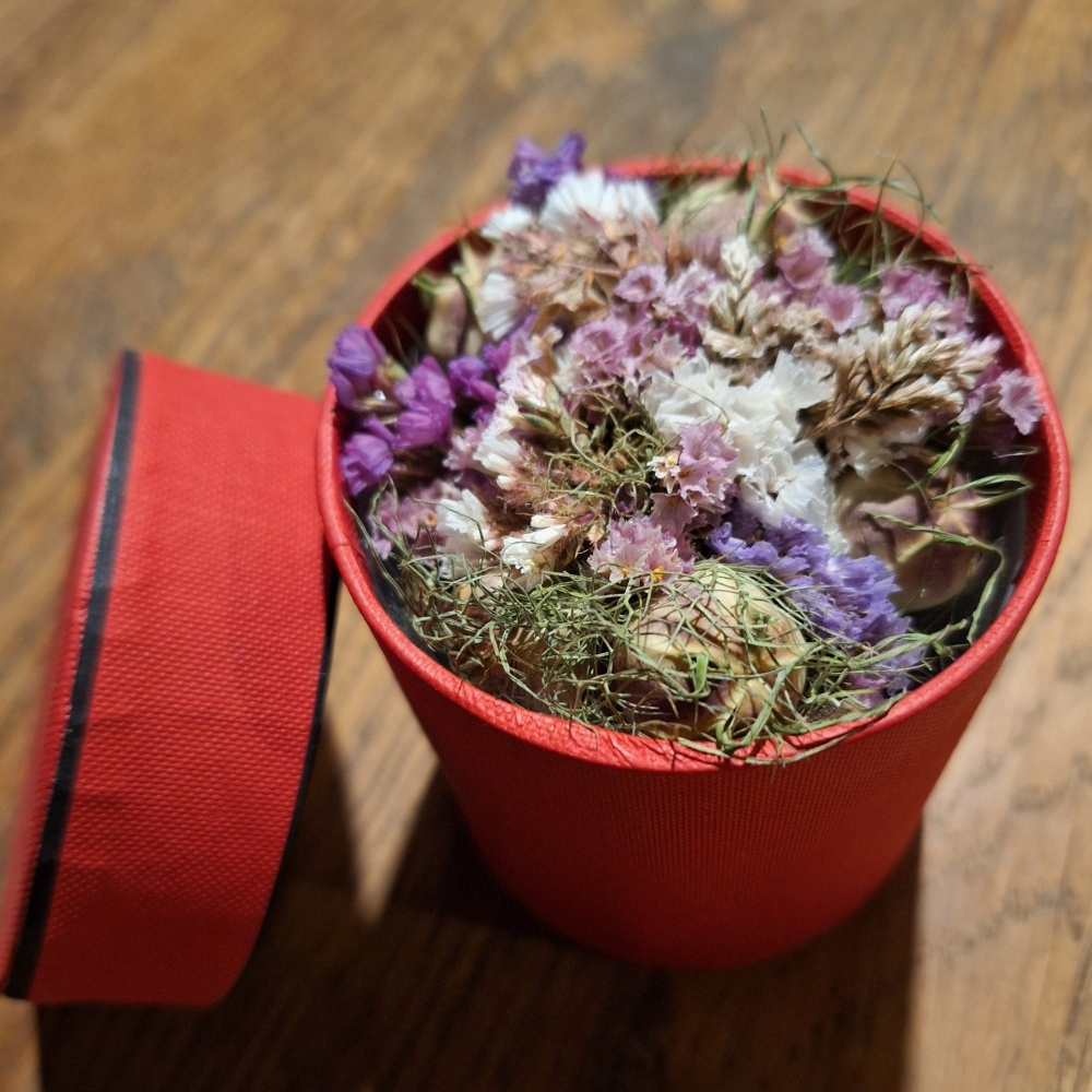 Boite le "Trésor des parcelles" diamètre 8 cm