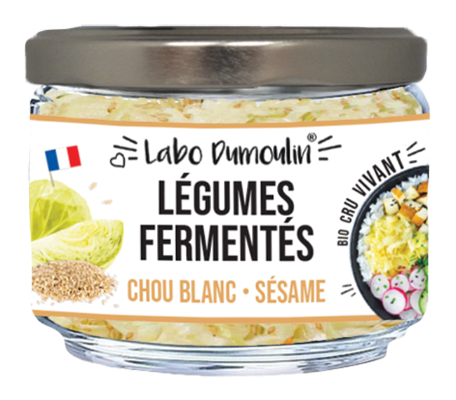 Légumes fermentés, Chou blanc sésame - 180g