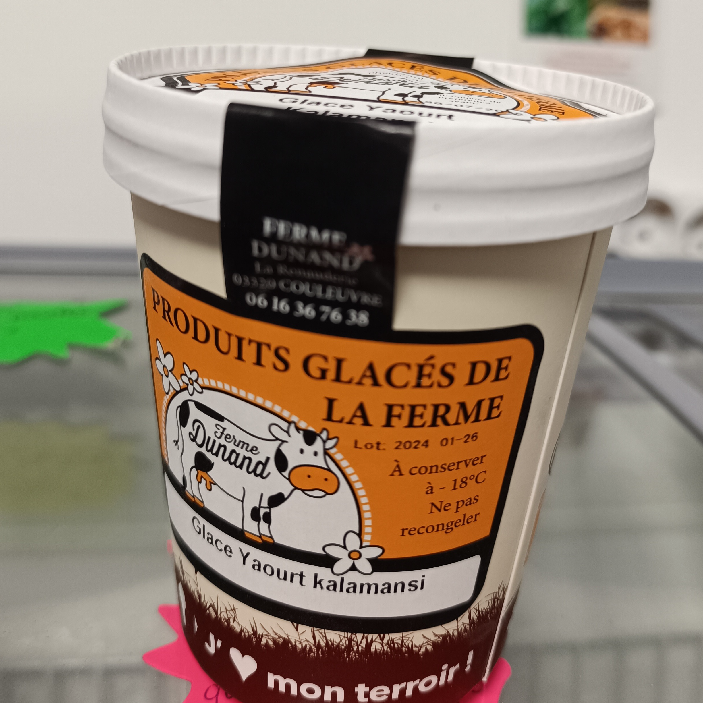 Glace (Yaourt) pot 500g