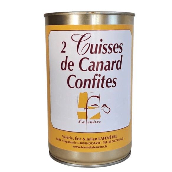2 Cuisses Confites De Canard