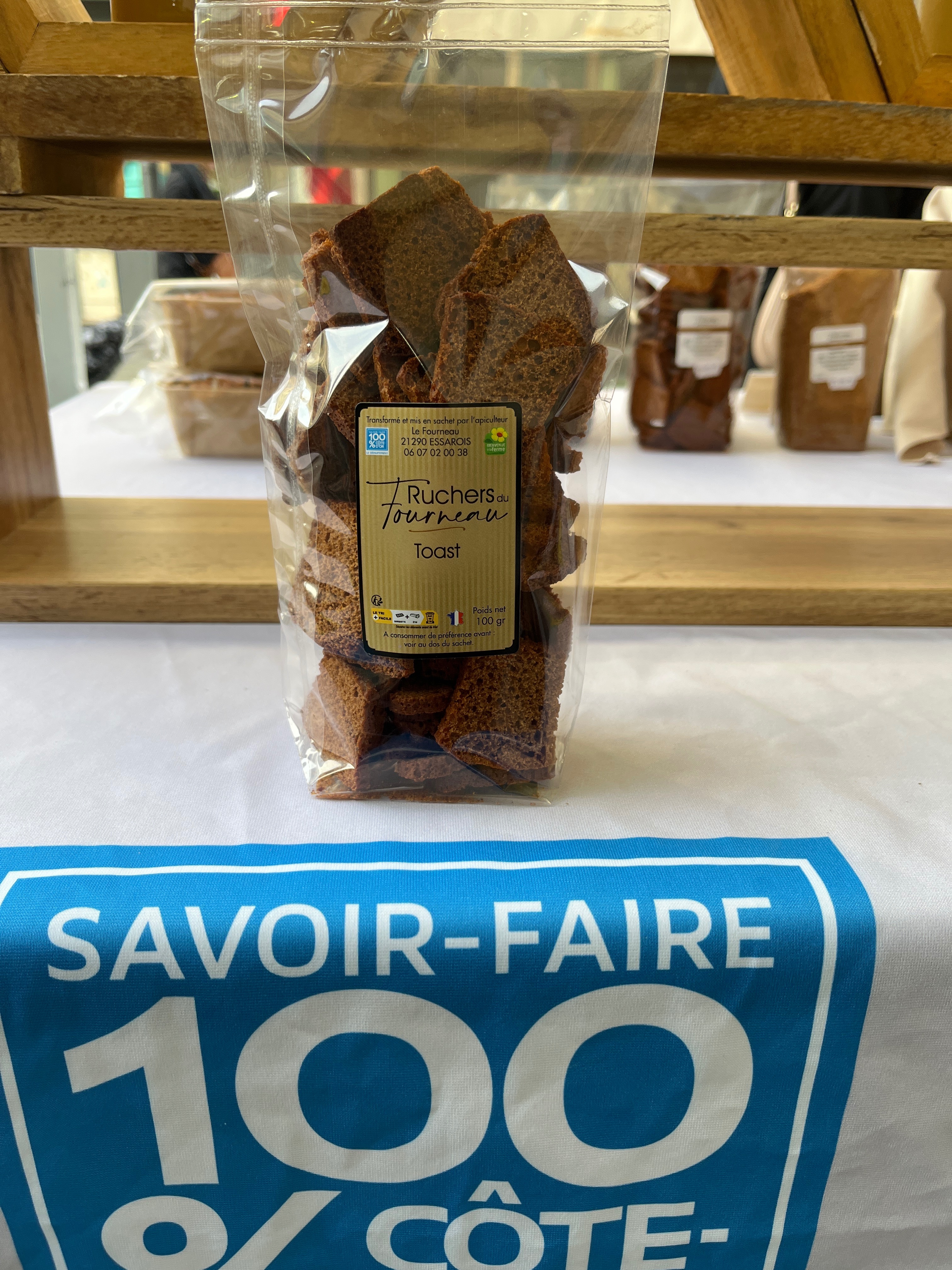 Toasts de pain d'épices - 100g