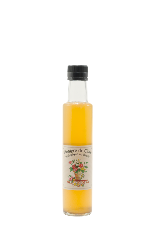 Vinaigre de cidre au basilic 25cl