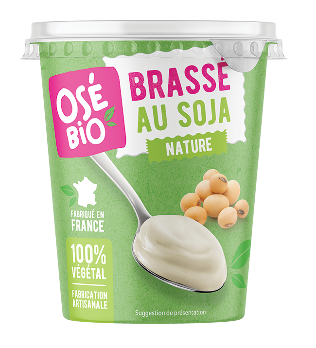 Brassé au soja nature - 400g