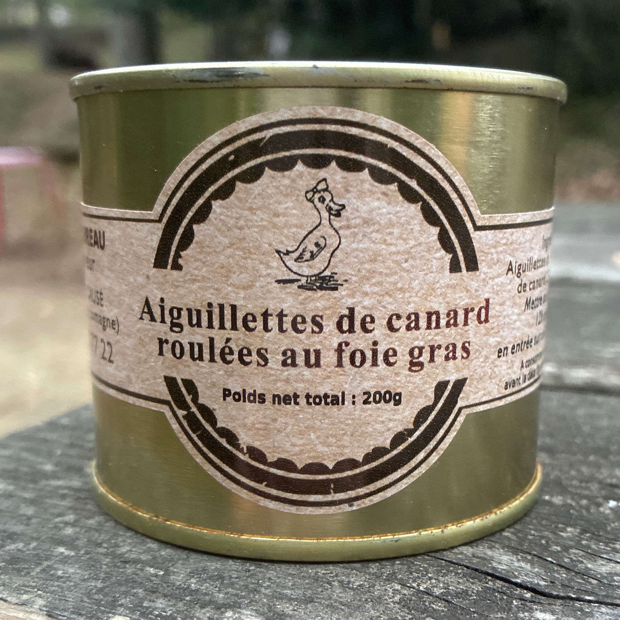 Aiguillettes de canard roulées au foie gras