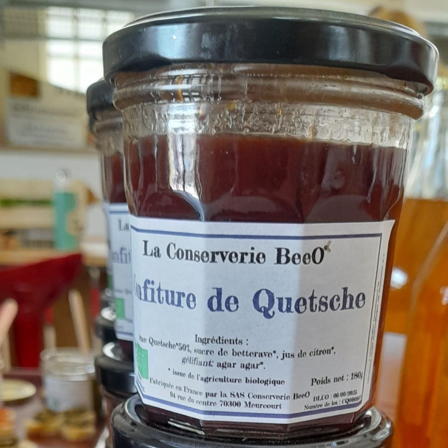 Confiture De Quetsches Bio 180 gr