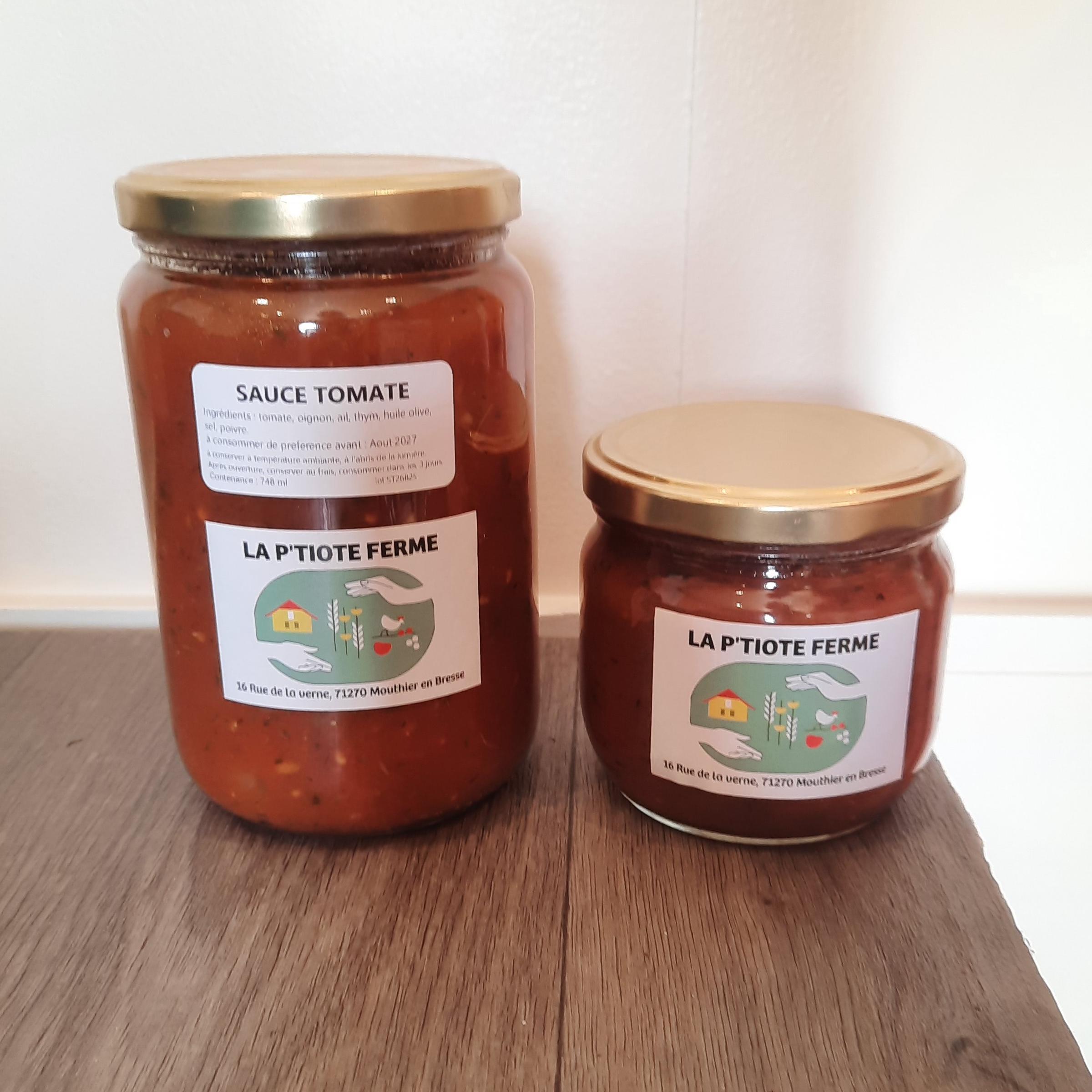 Sauce tomate thym - 370ml