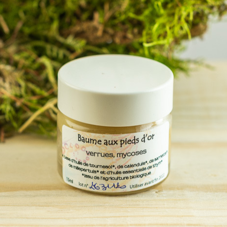 Baume aux pieds d’or - verrues, mycoses - 15ml