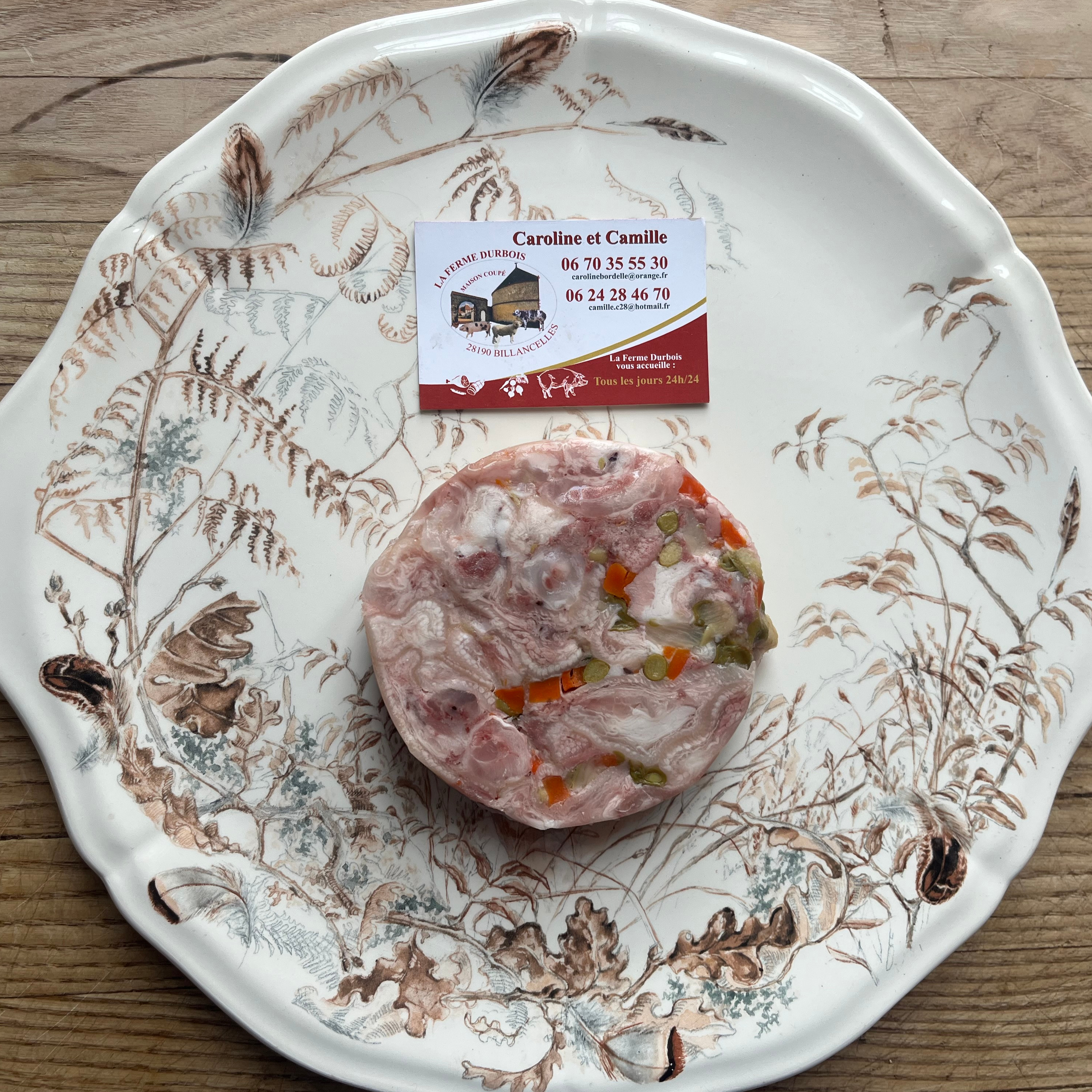 Terrine de pieds aux petits légumes- 200 GR - 0,2kg