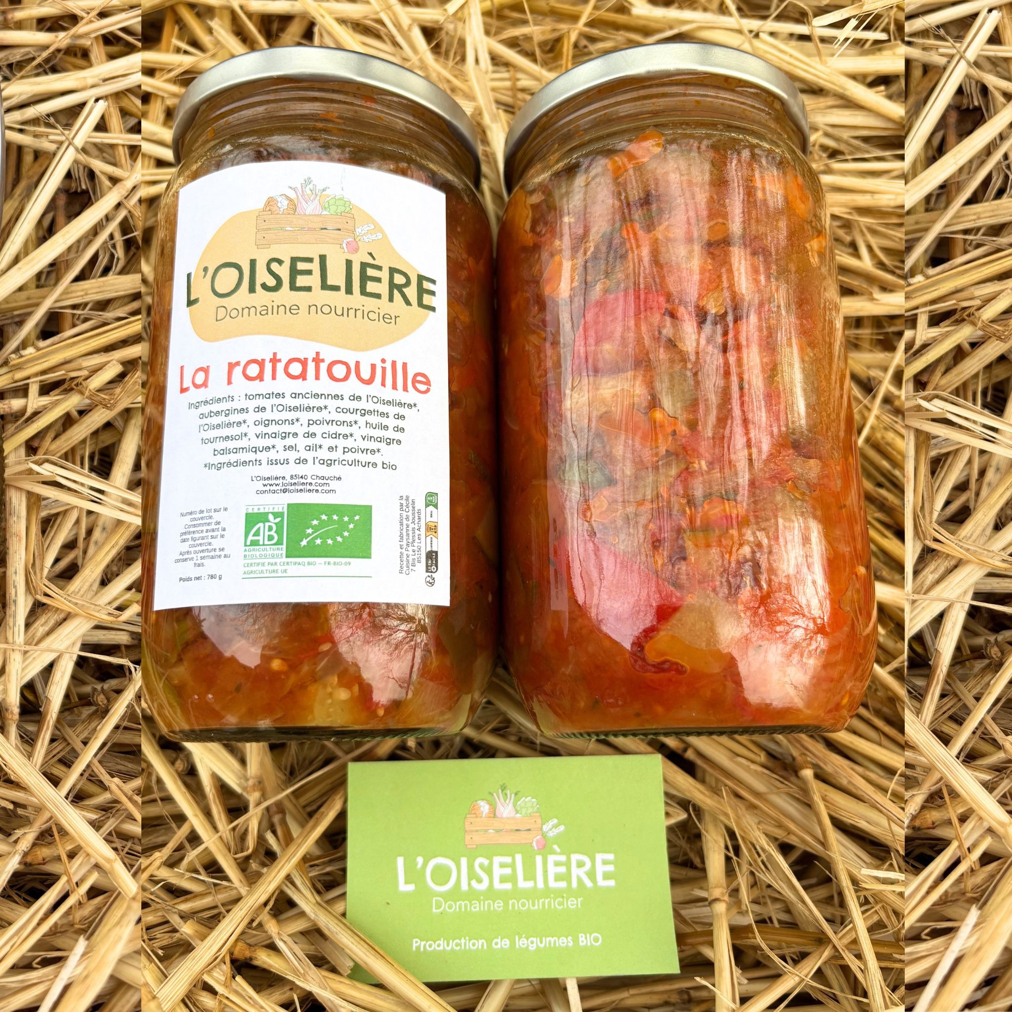 Ratatouille de l'Oiselière - 780g