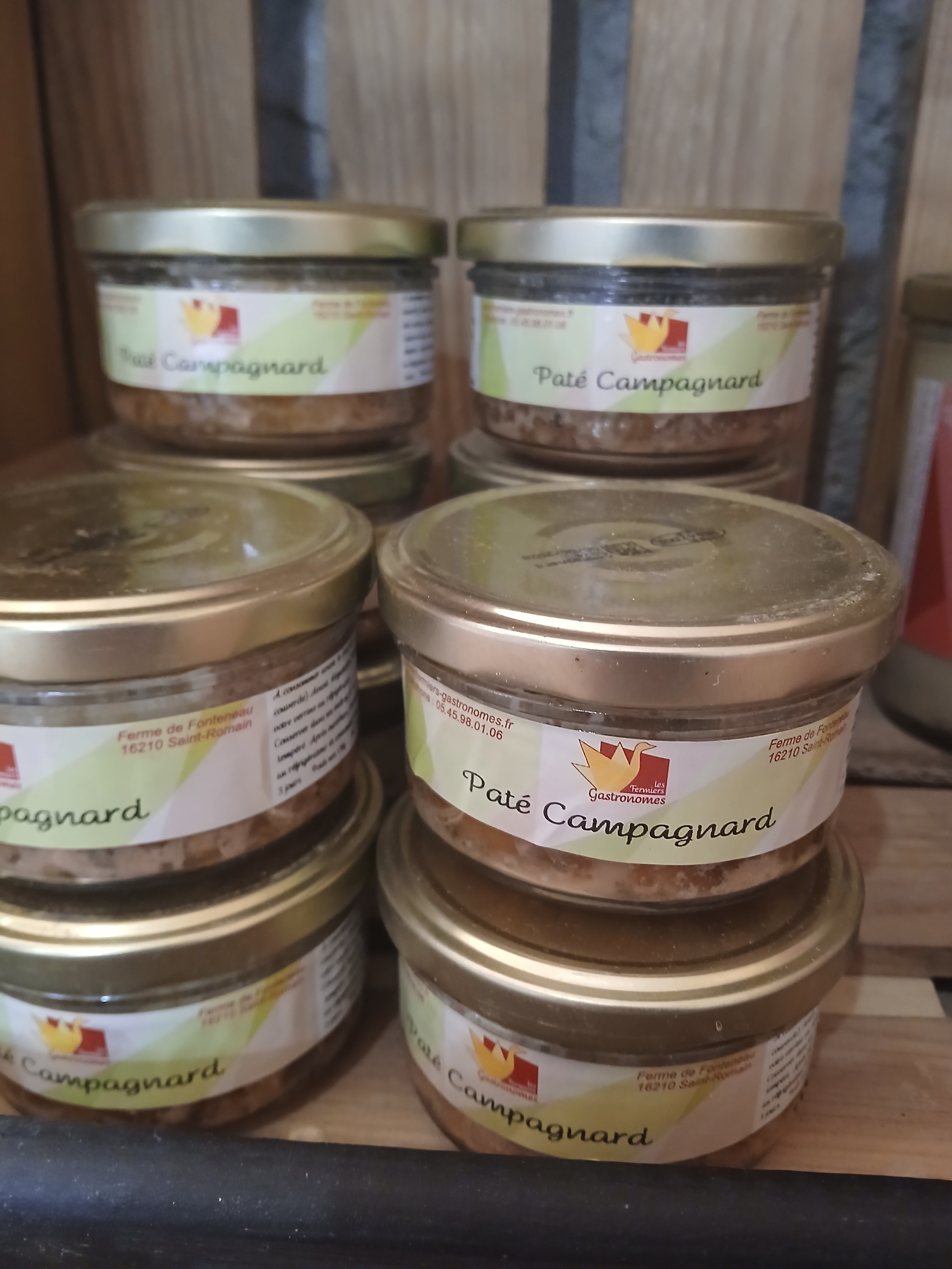 pâté campagnard de canard 130gr