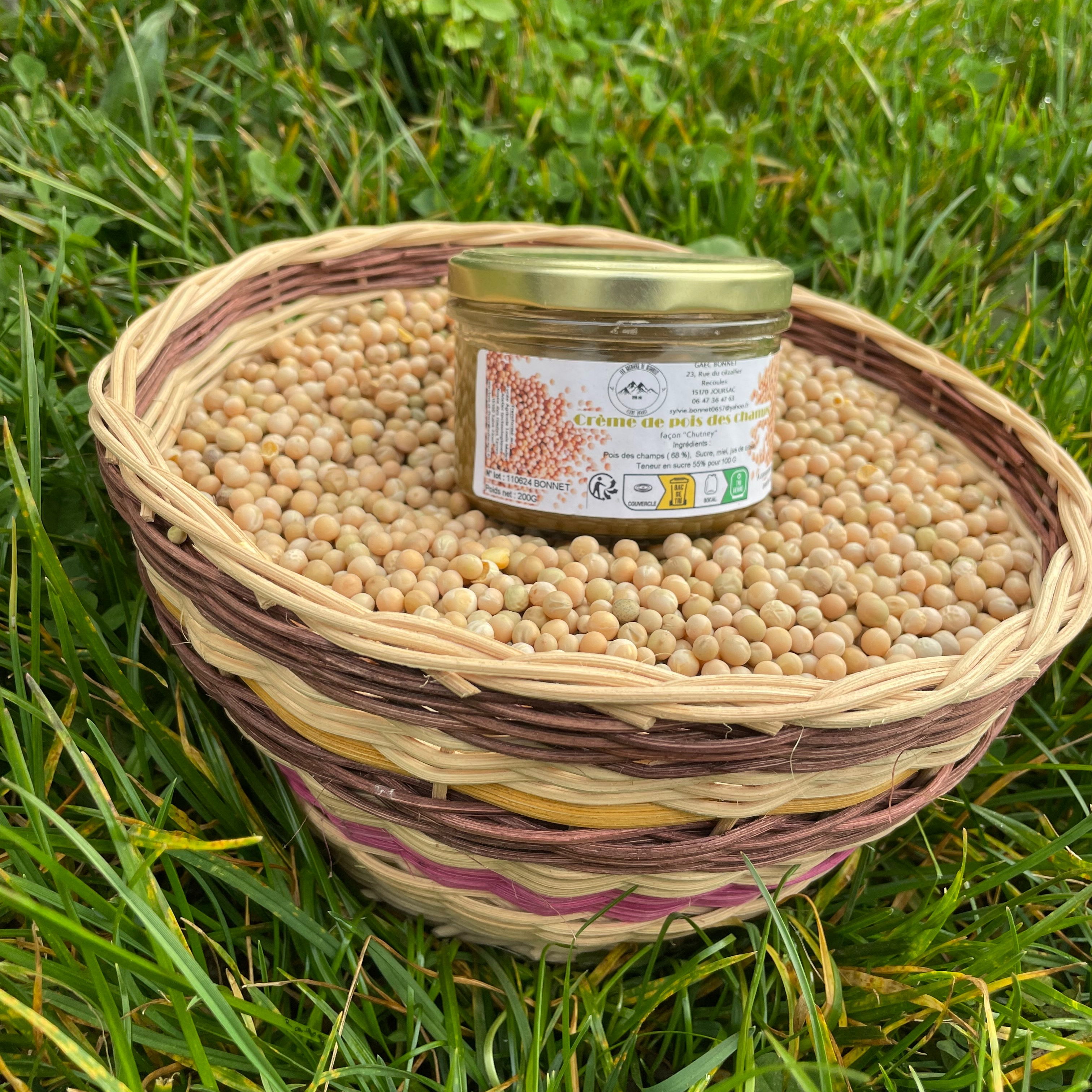 Crème de Pois des Champs (sucré) - 200g