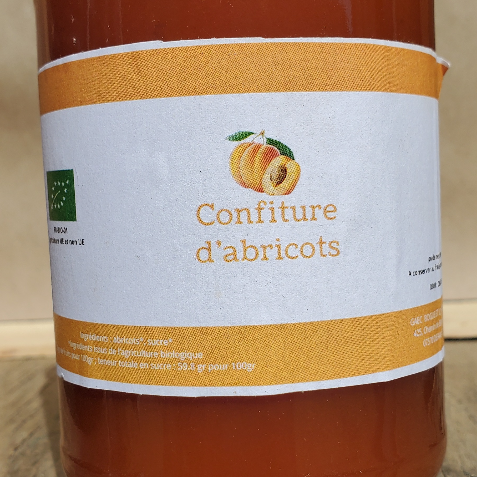 Confiture D Abricot - 400g