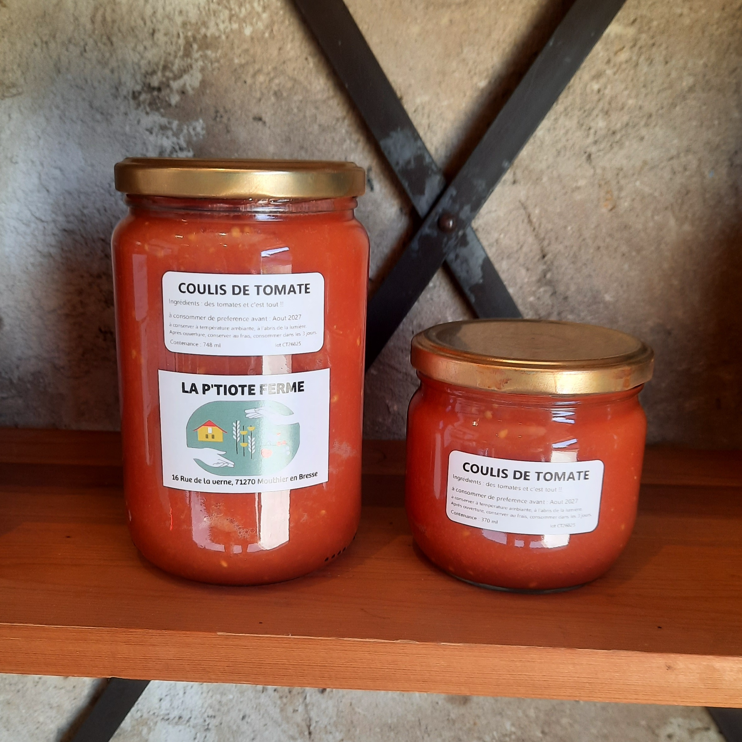 Coulis tomates - 748ml