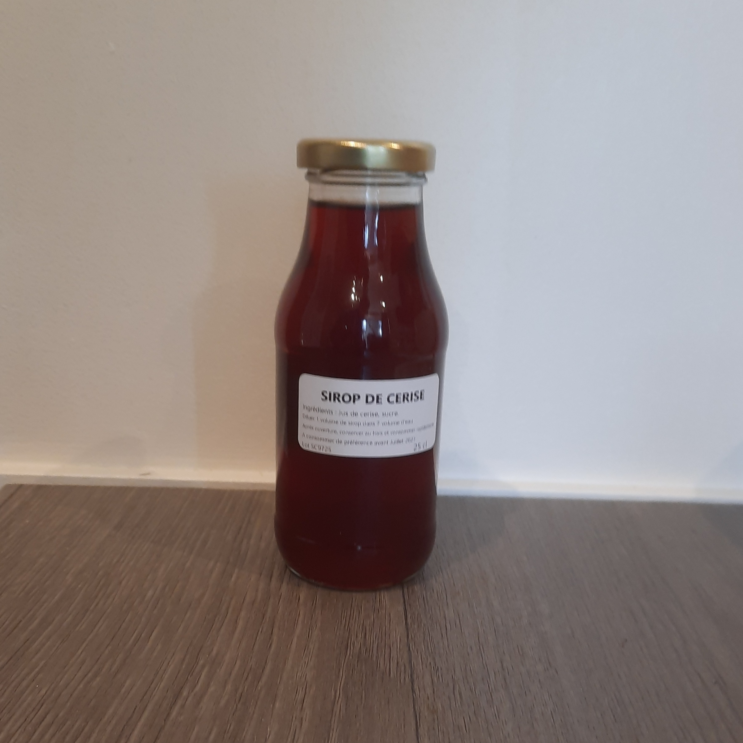 Sirop de cerise - 250ml