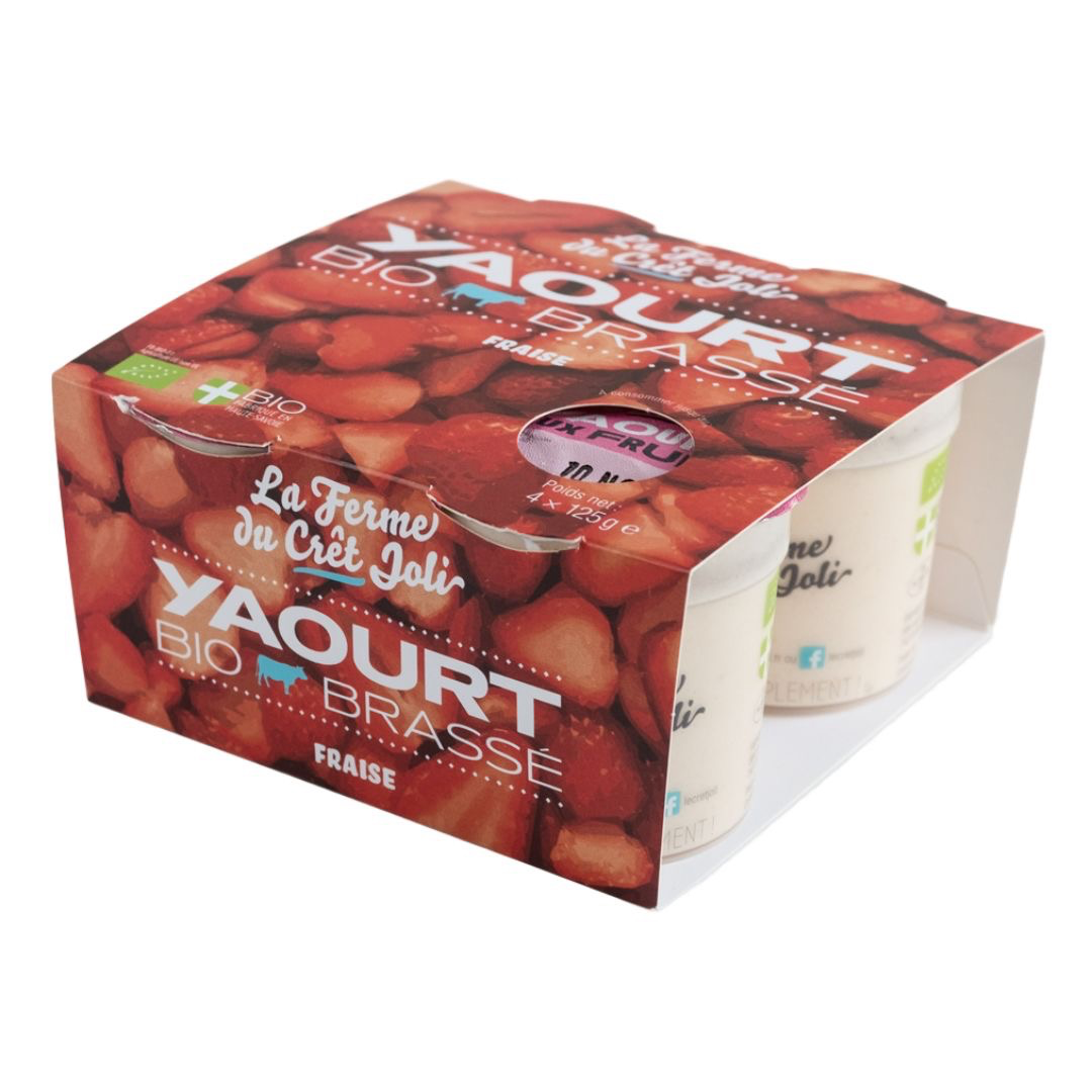YAOURTS Fraise x4 - 125g