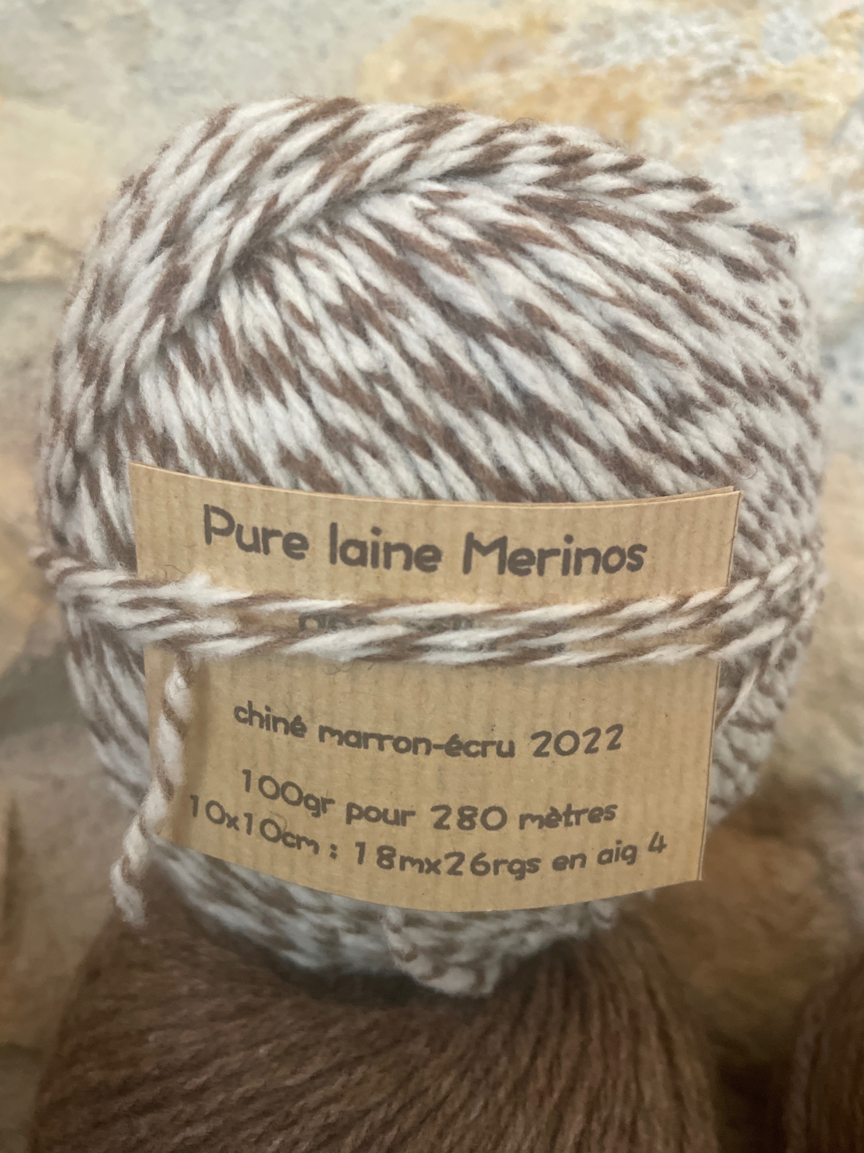 Pelote cardé Chiné - 100g
