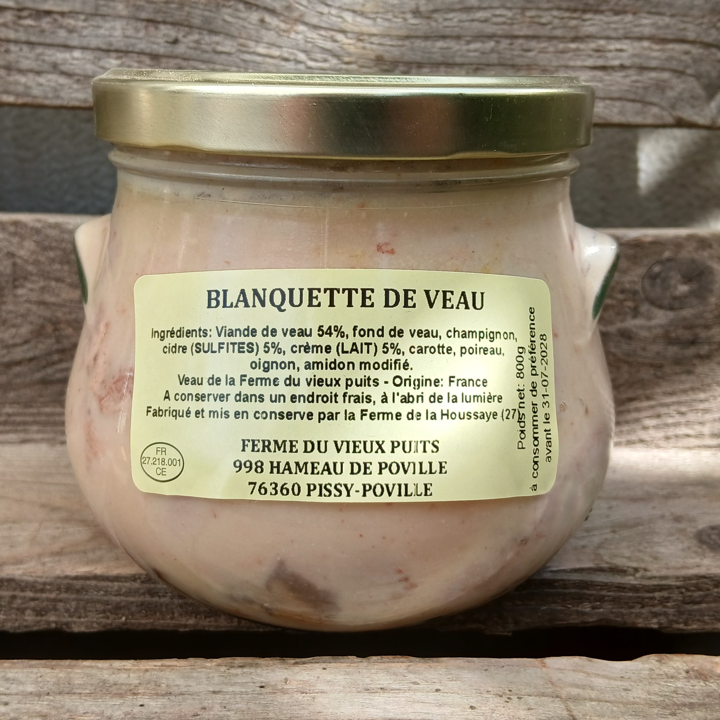 Blanquette de Veau - 800g