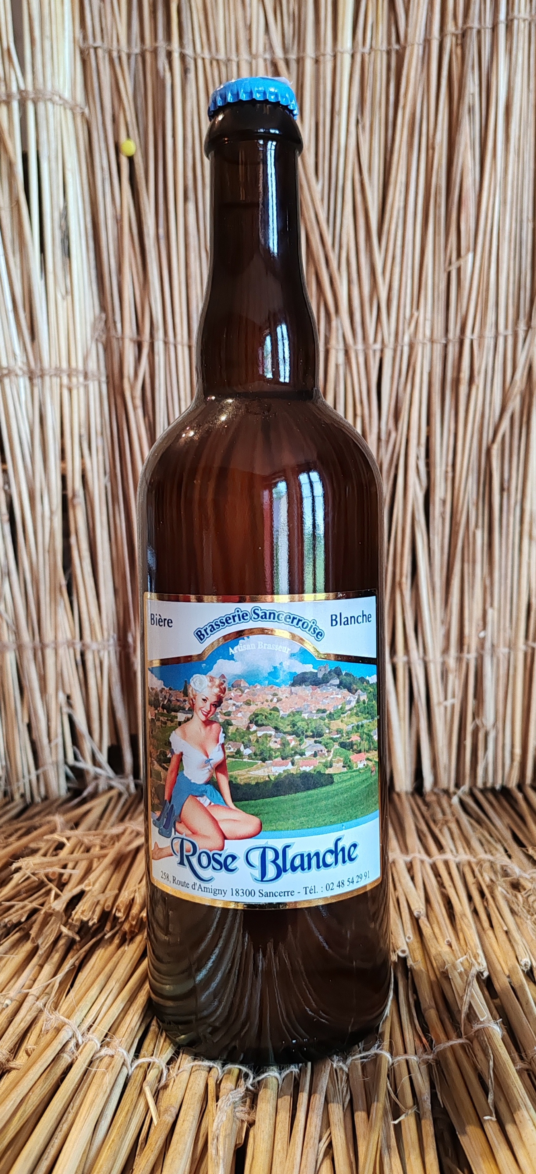 Bière Blanche Sancerroise " Rose Blanche" - 0,75l
