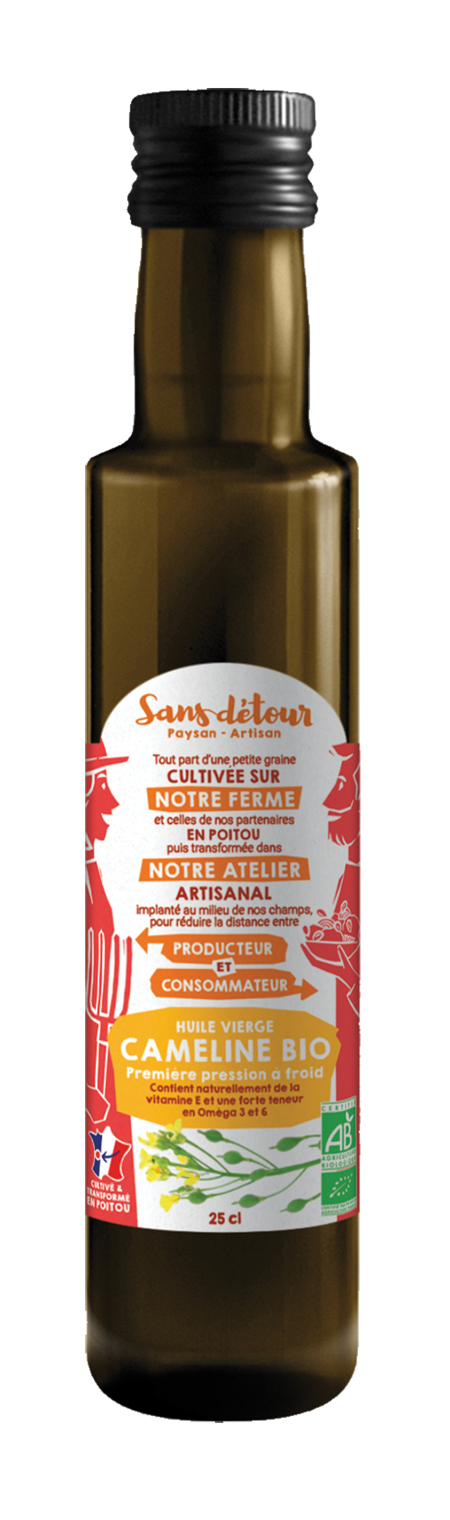 Huile vierge cameline - 0,25l