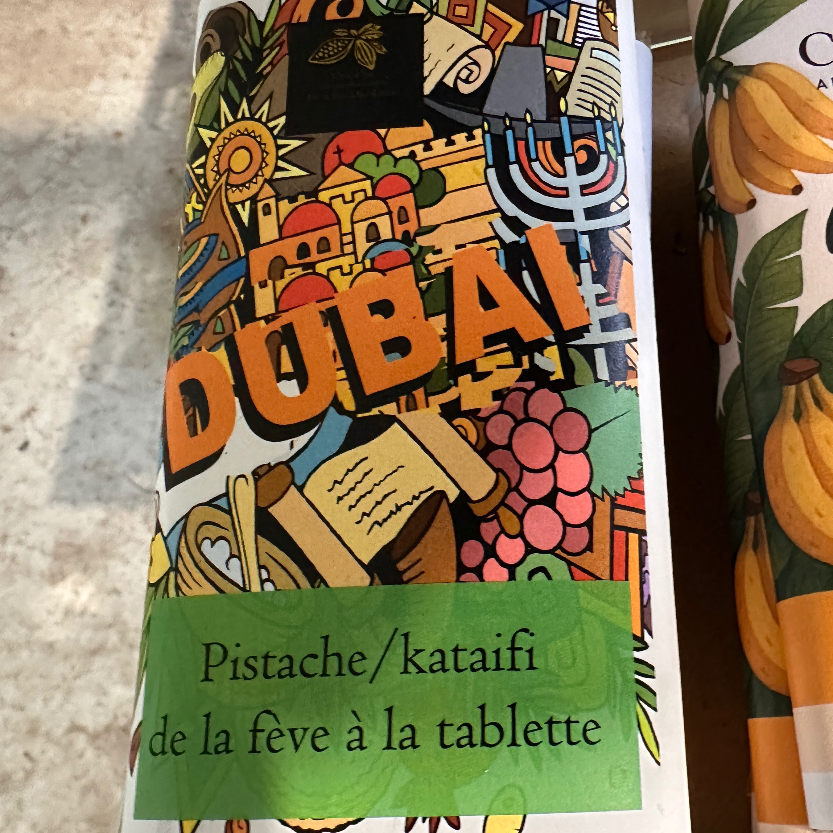 Tablette fourrée - Pistache kataifi