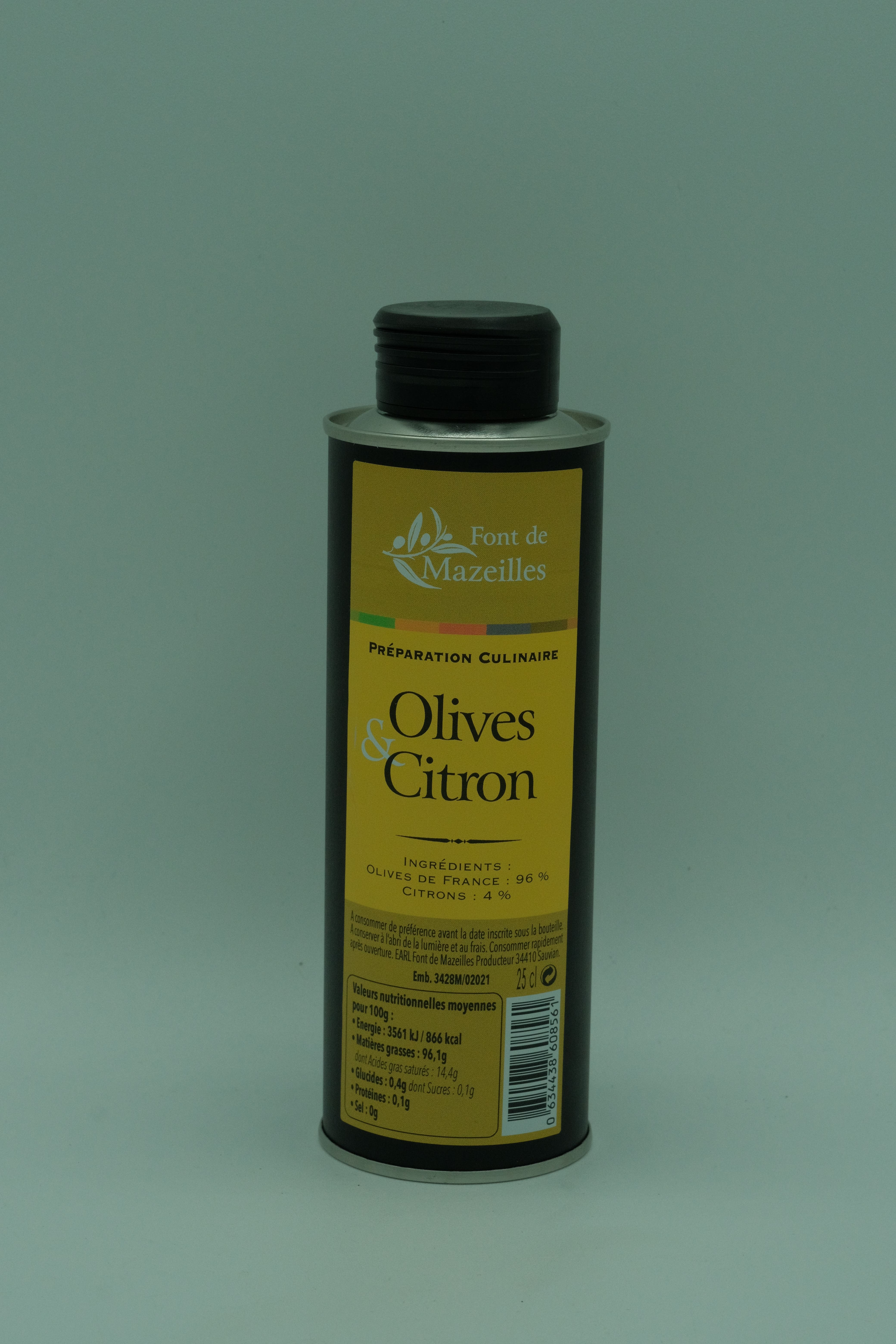 Olive/Citron 25cl - 0,32kg