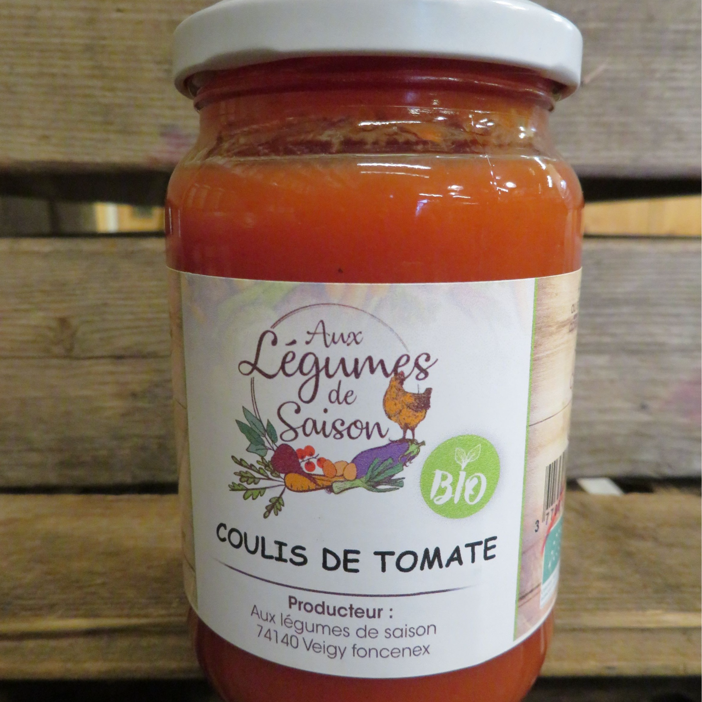 Coulis de tomate Bio