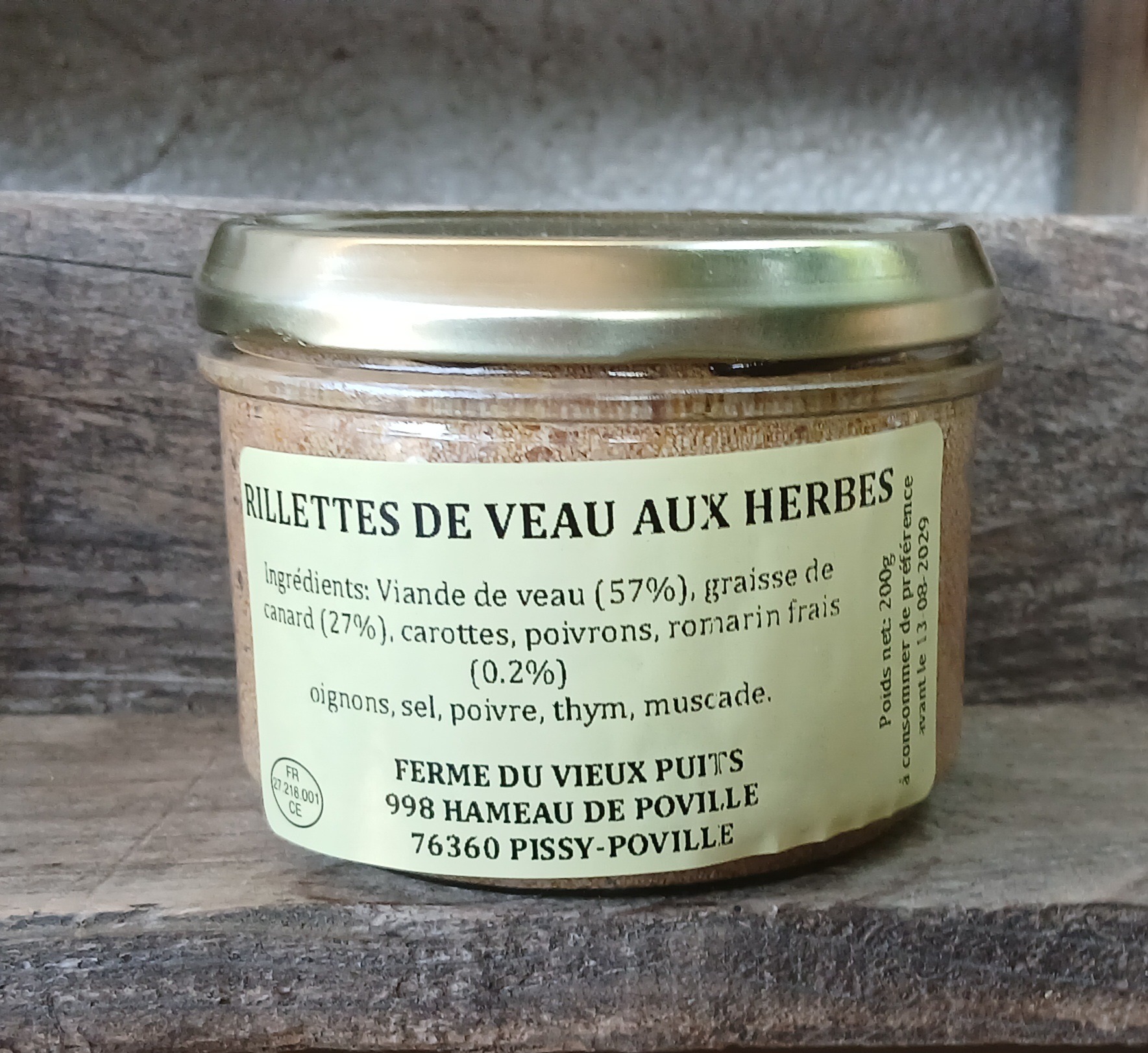 Rillettes de Veau aux Herbes - 200g