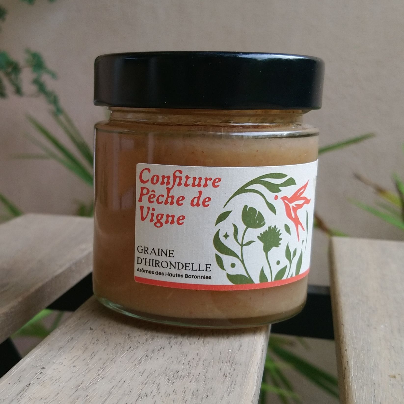 Confiture de pêche de vigne - 200g