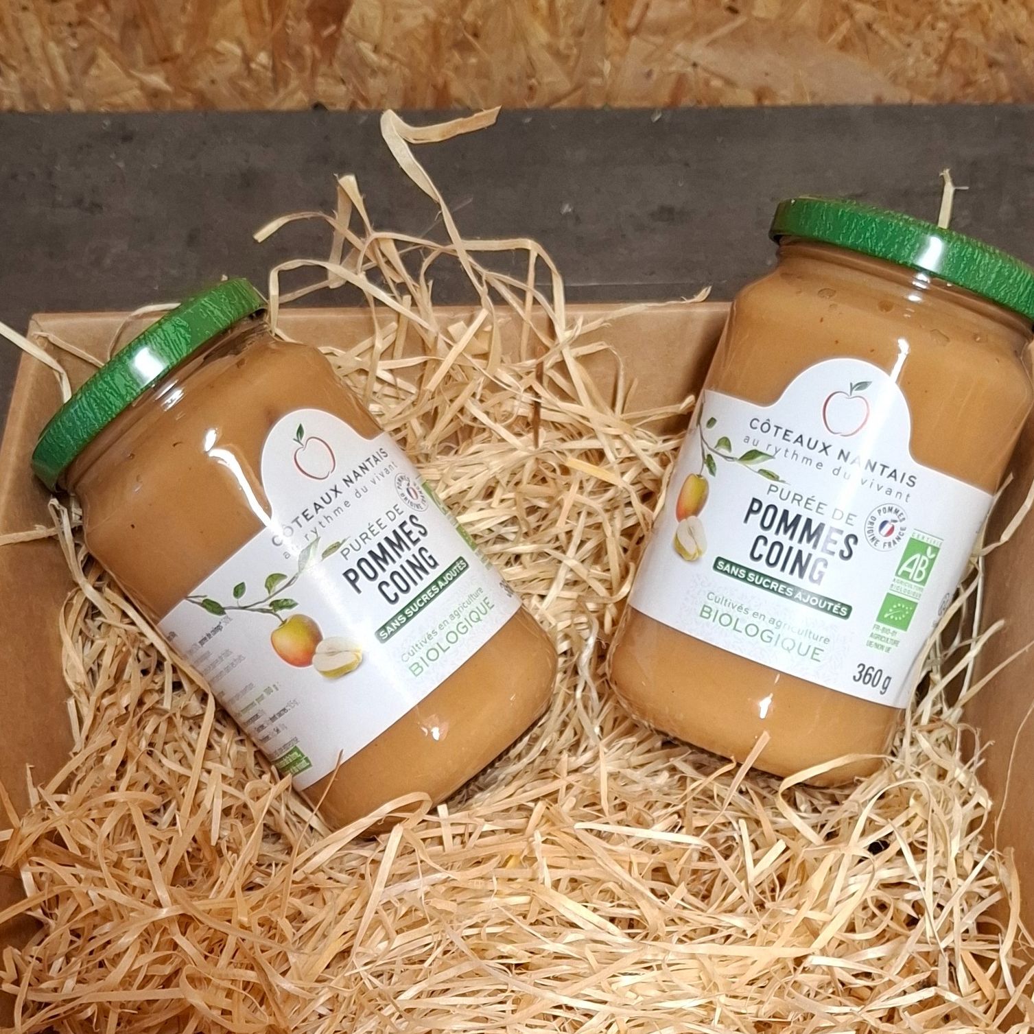 Purée de pommes coings - 360g