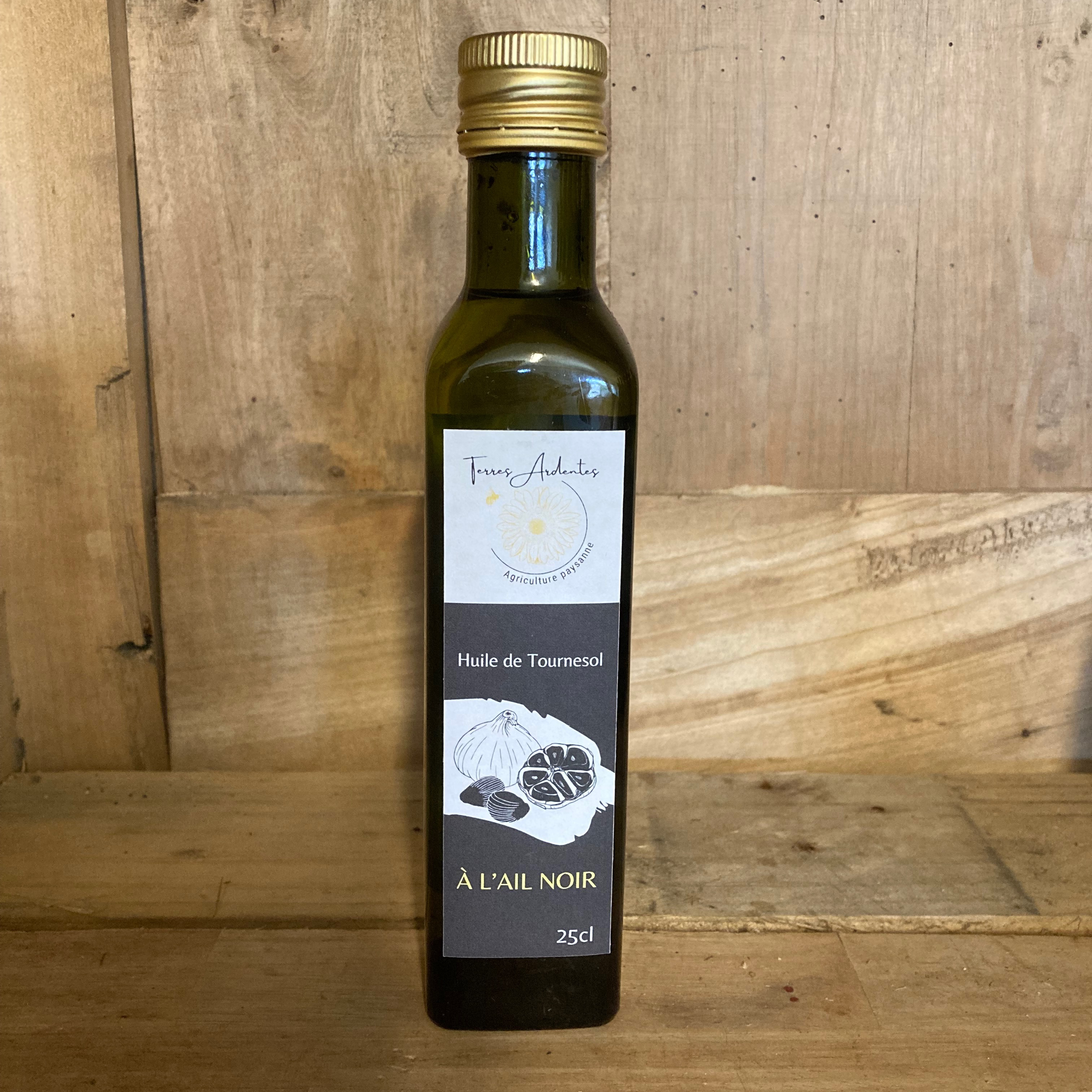 Huile à l'ail noir BIO 25cl