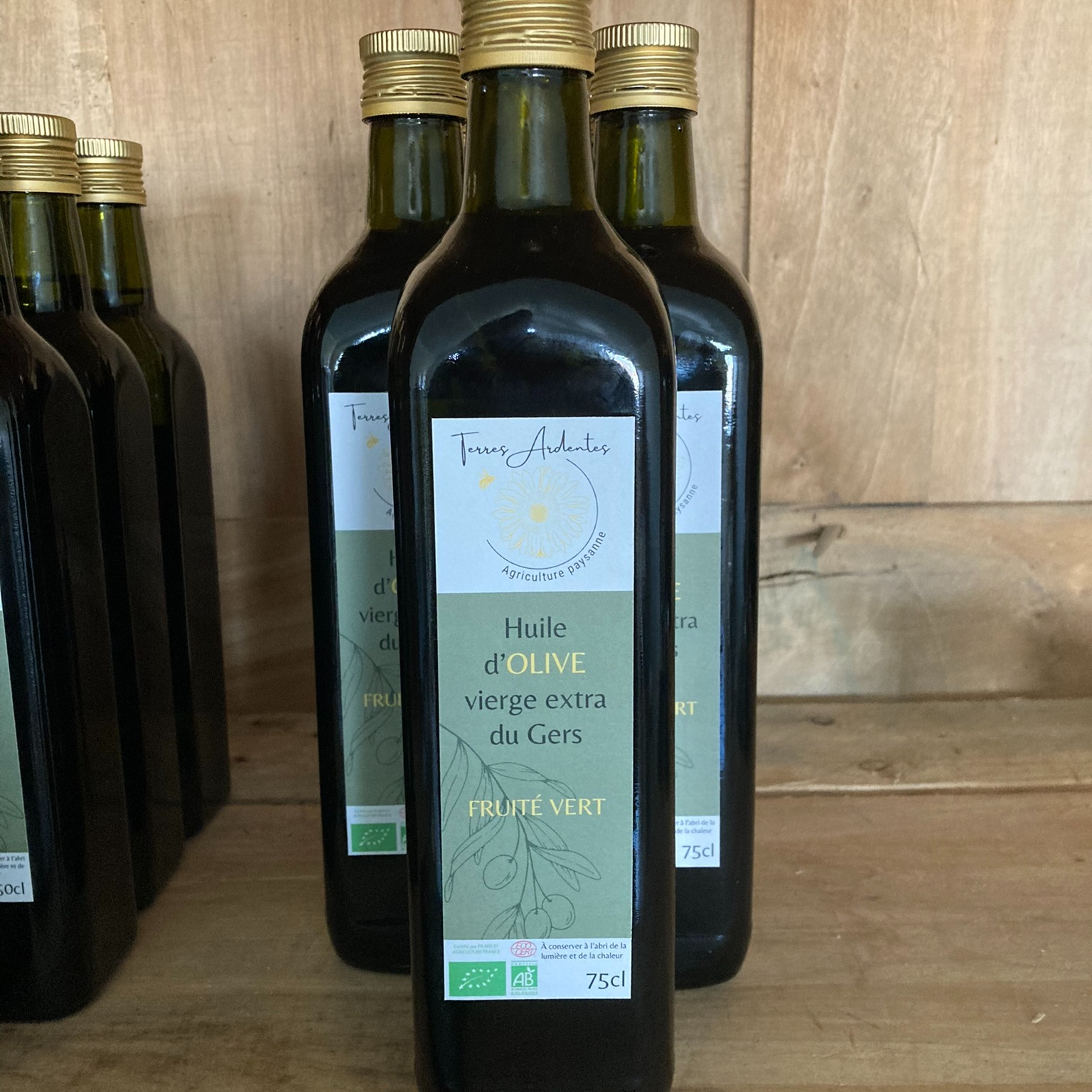 Huile d'olive BIO 75cl - 1130g