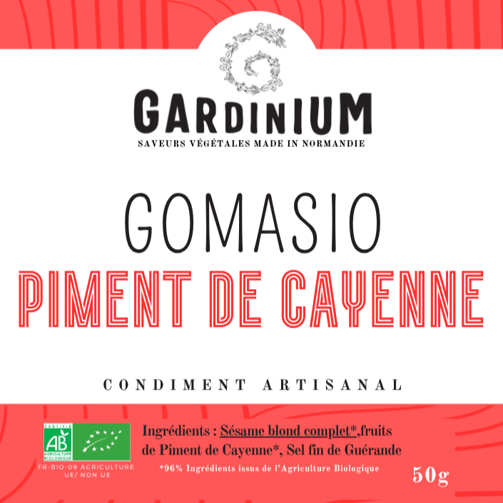 Gomasio au Piment de Cayenne - 50g