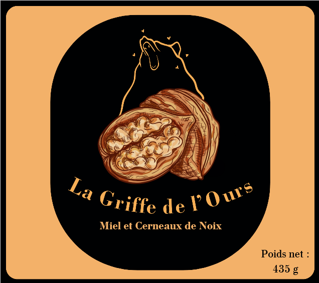 MIEL ET CERNEAUX DE NOIX - 435g