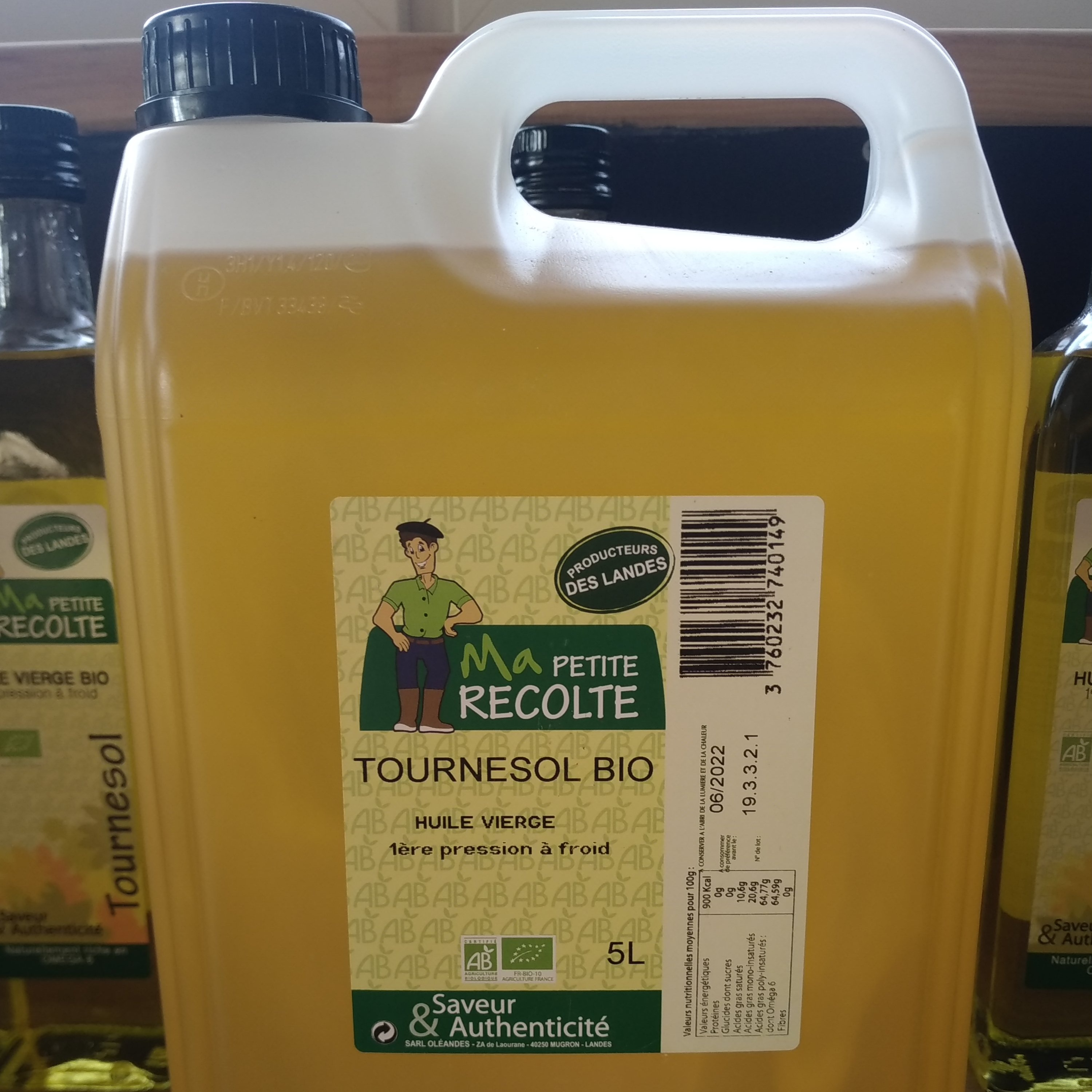 Huile de tournesol - 5L