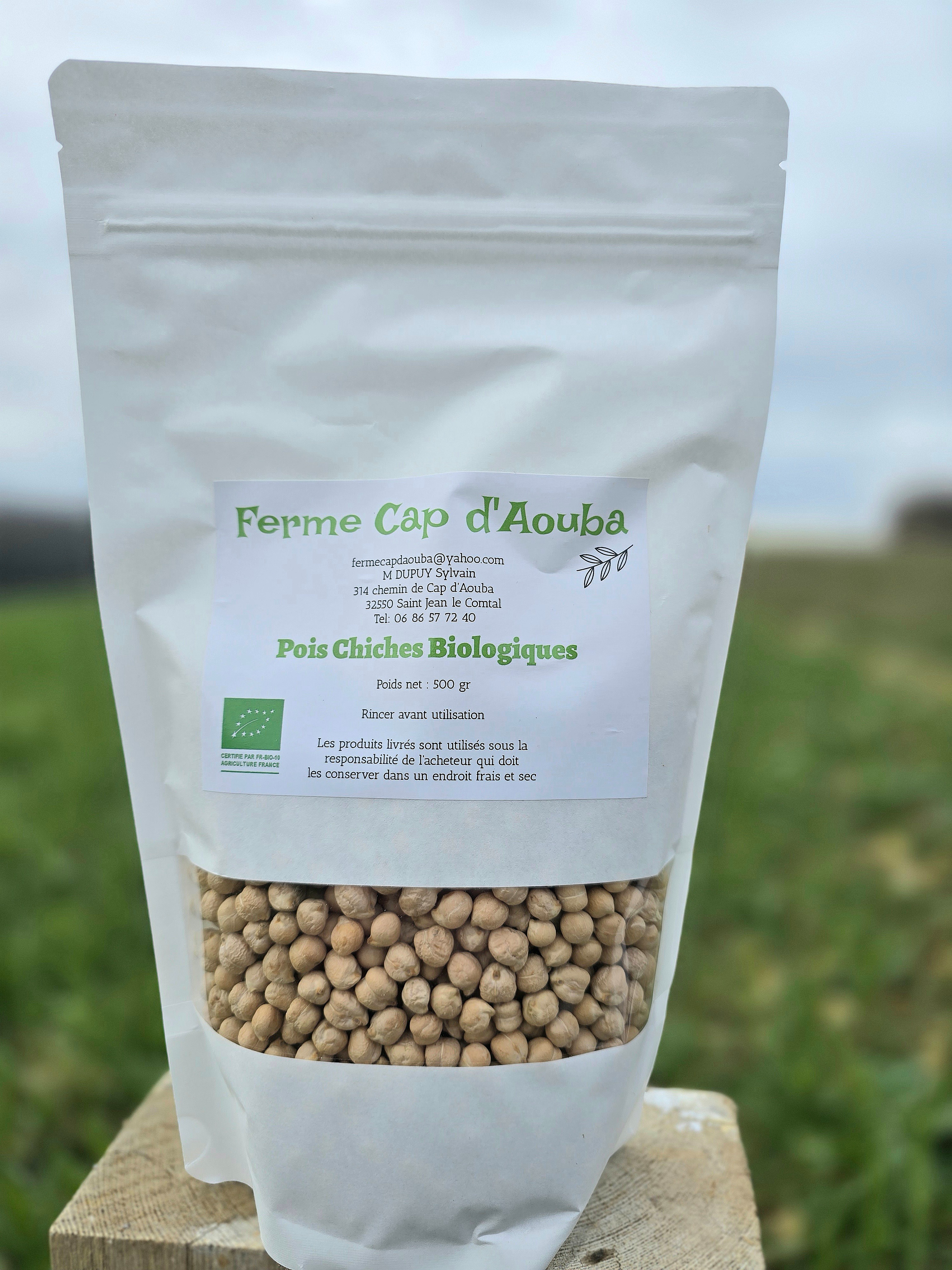 Pois chiches biologiques - 500g