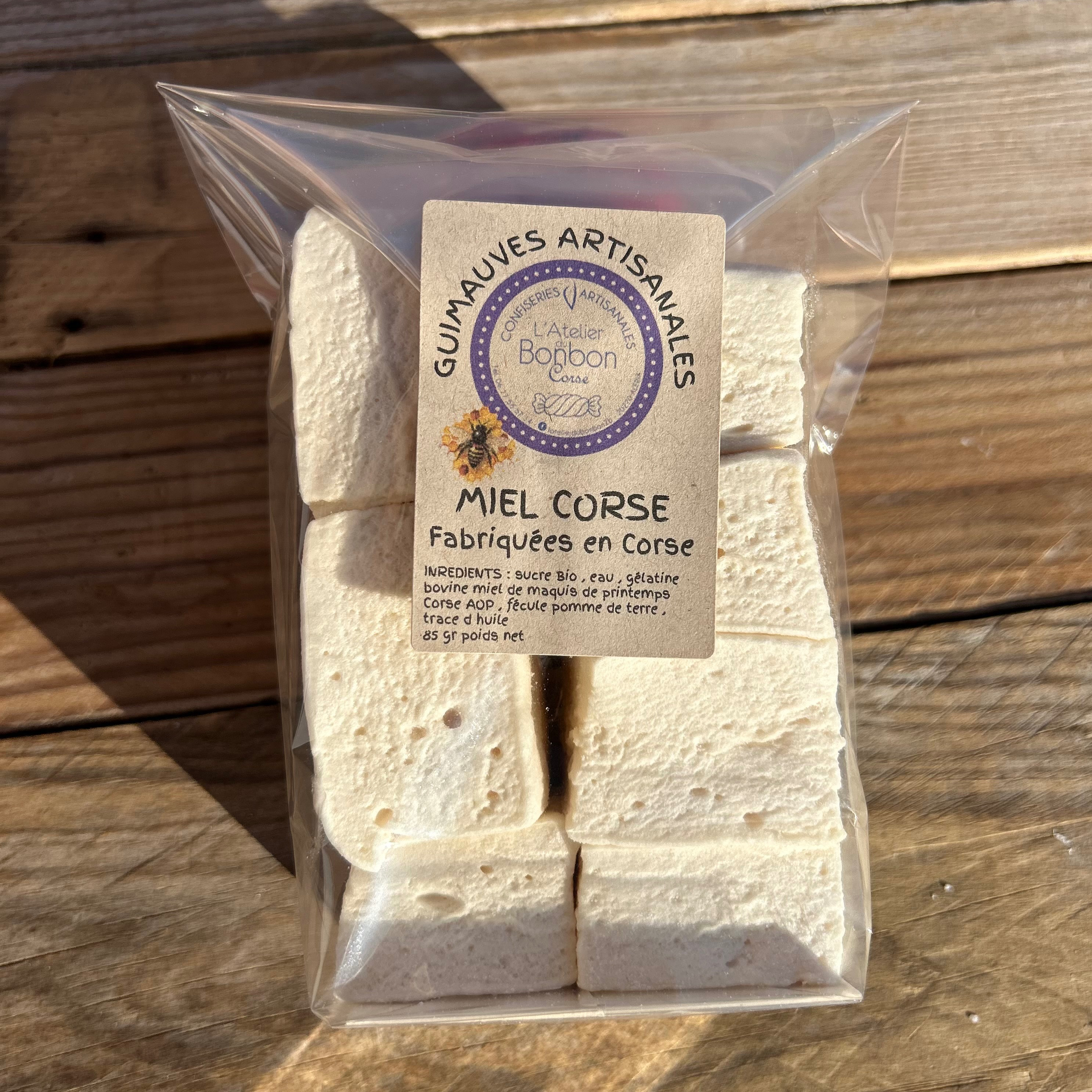 Guimauves artisanales - Miel Corse AOP - 85g