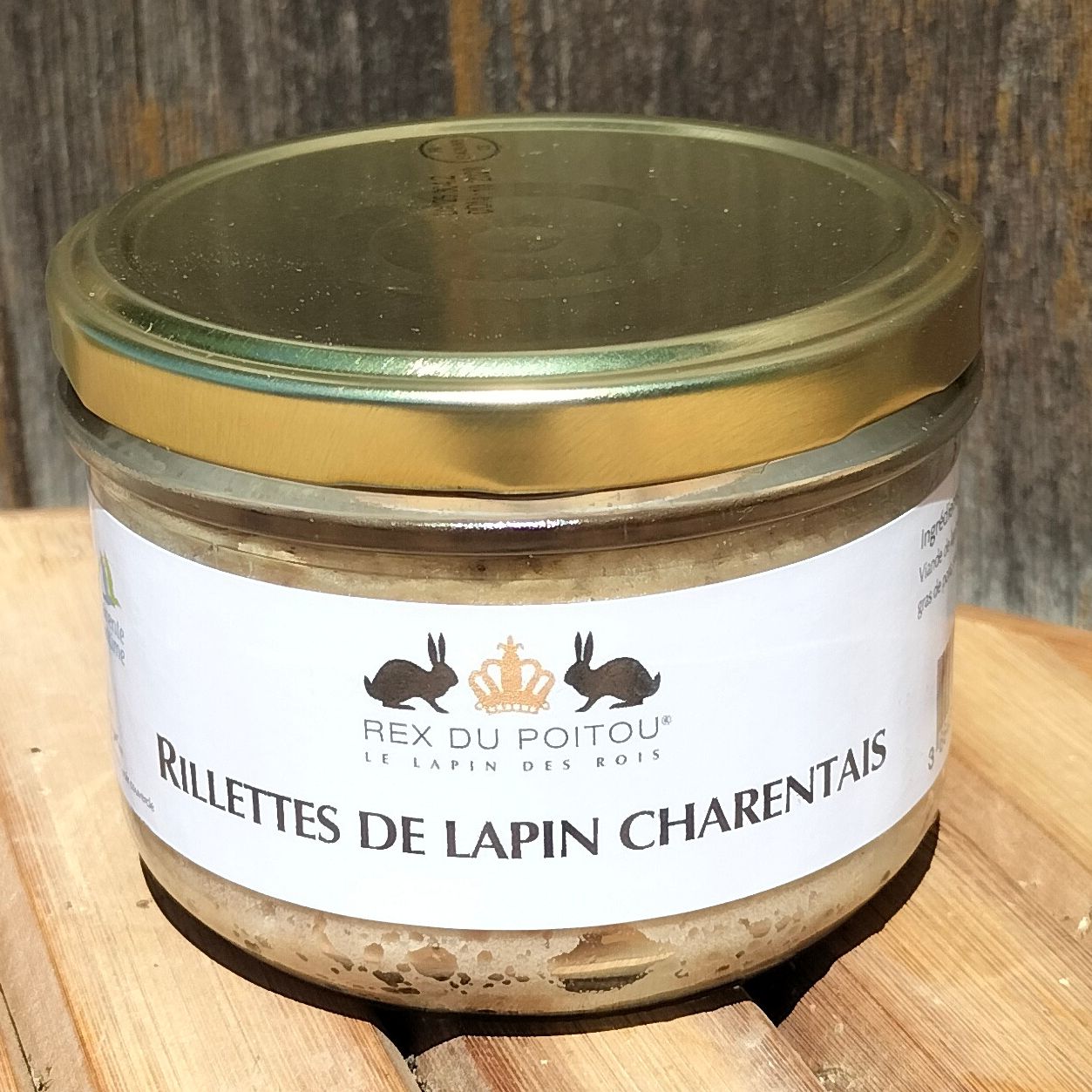 Rillettes de lapin charentais - 180g