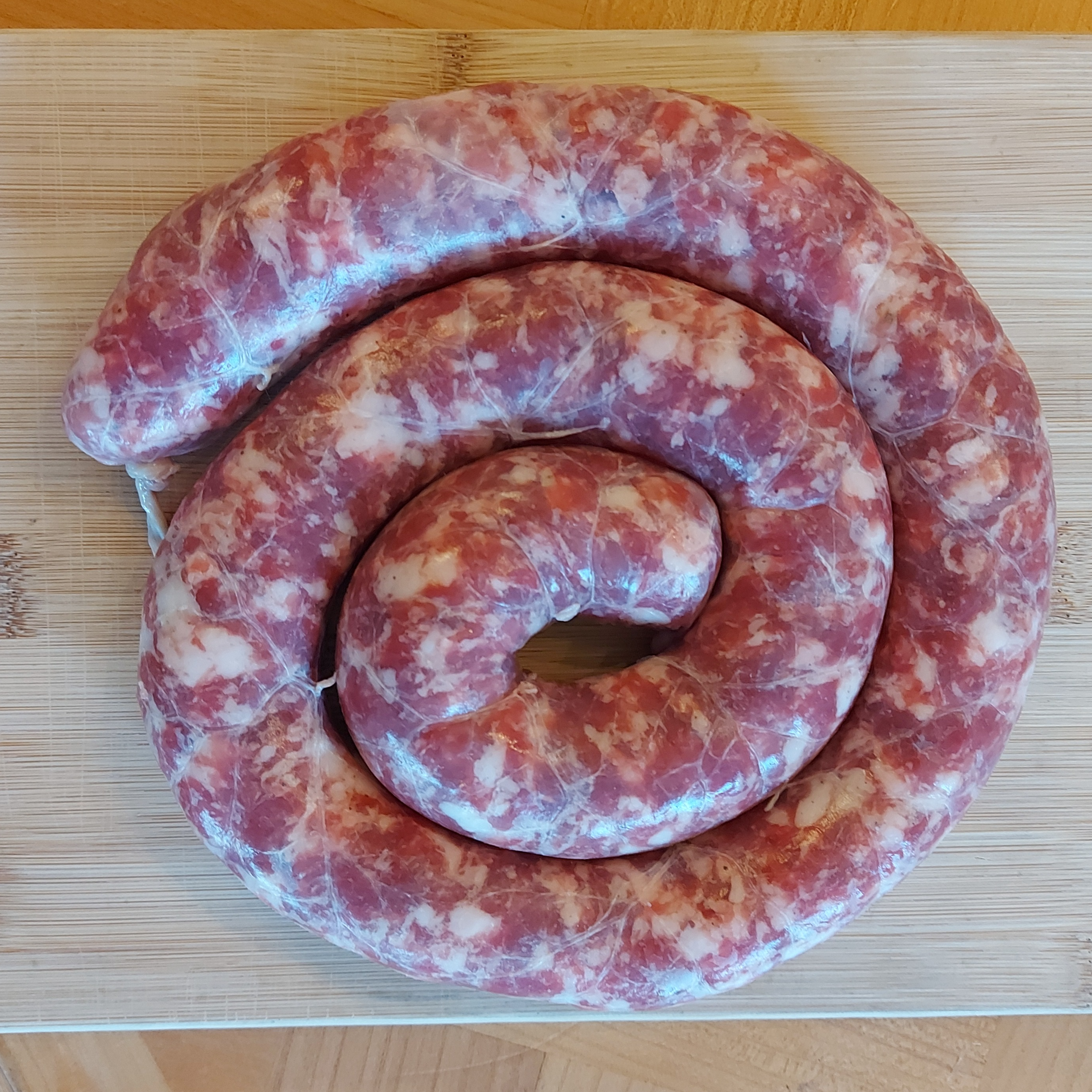 SAUCISSE DE TOULOUSE DE PORC NOIR - 500g