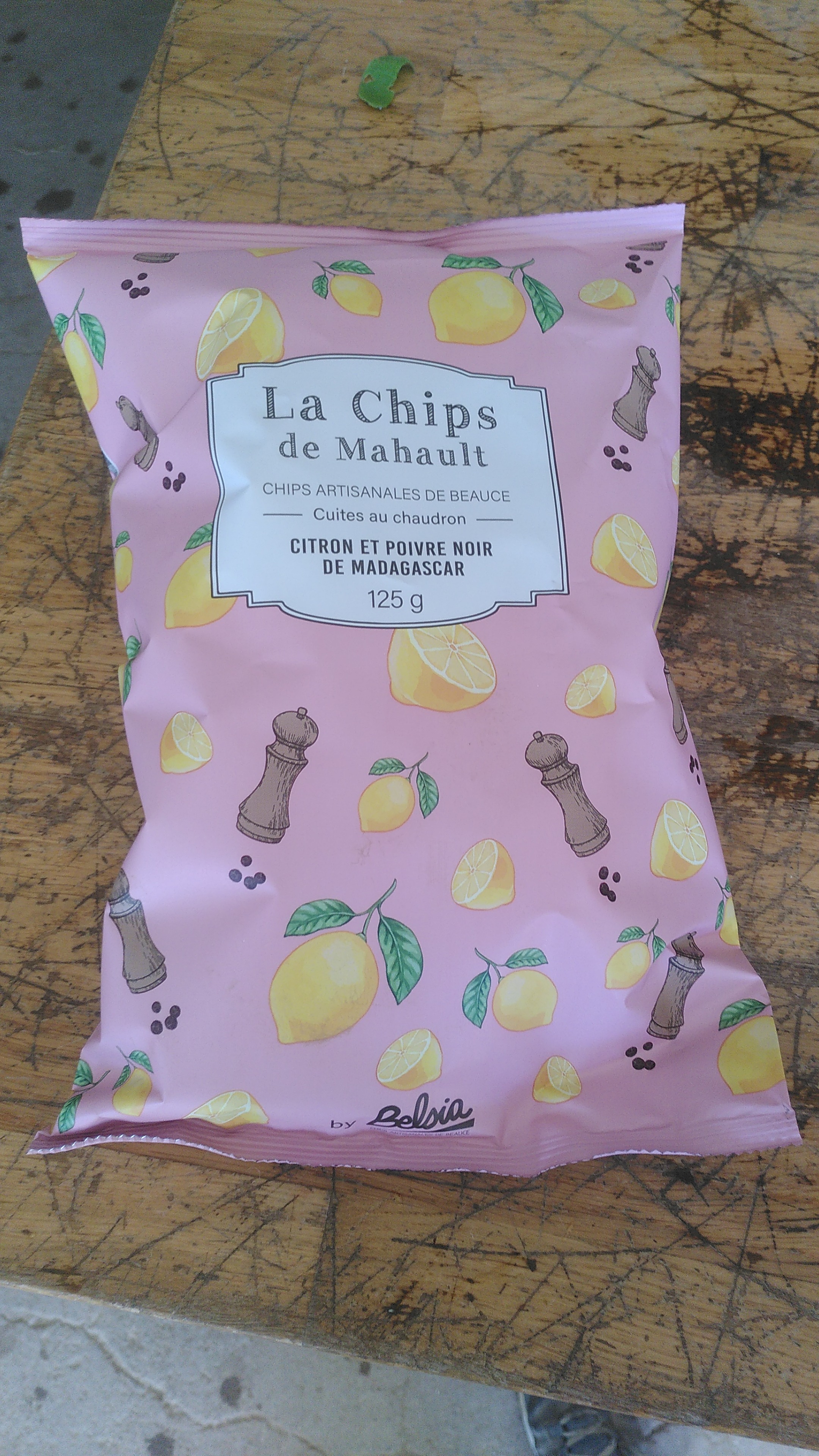 Chips Belsia citron-poivre de Madagascar