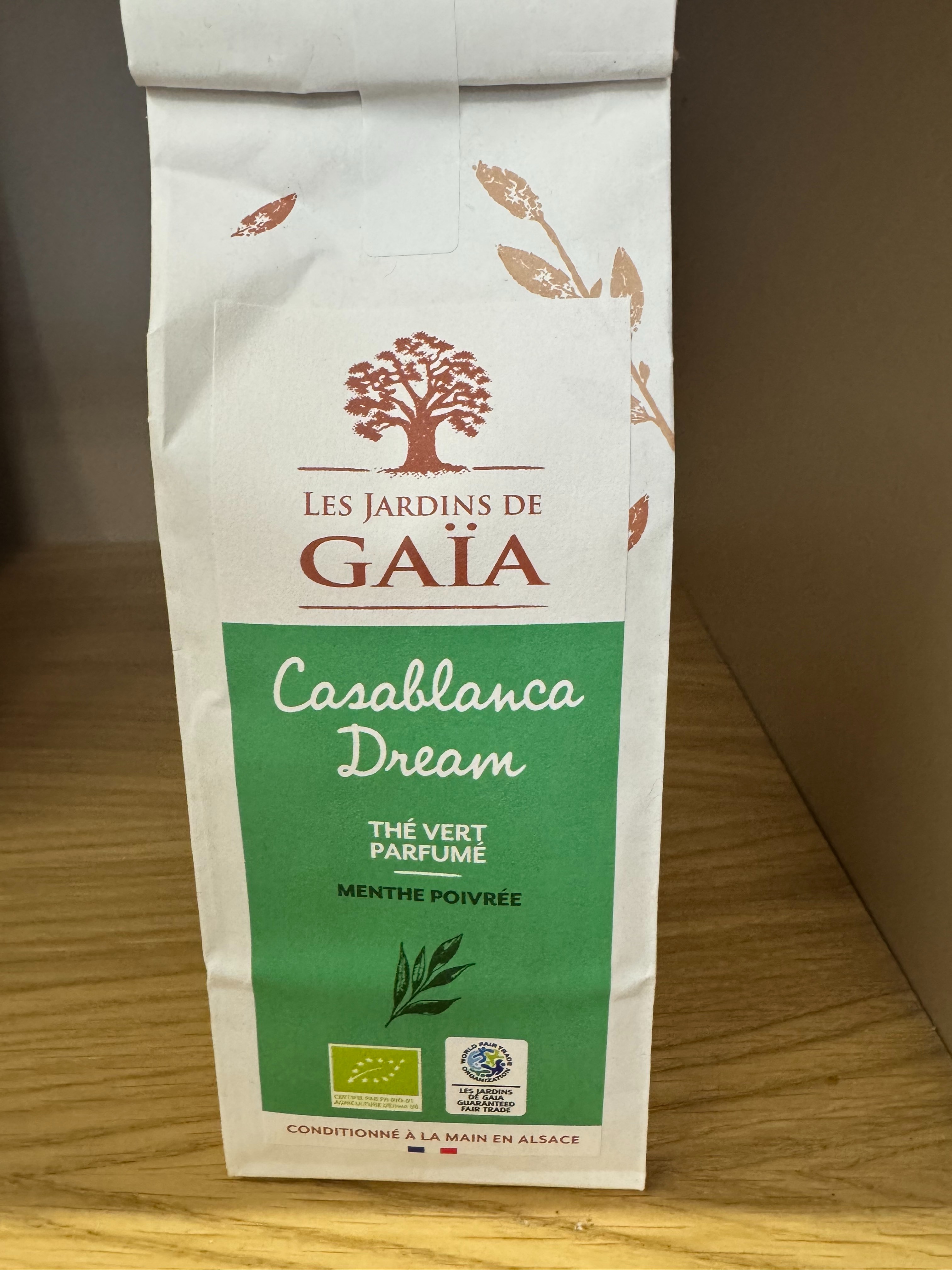 Thé vert parfumé Gaia - Casablanca Dream - 100g
