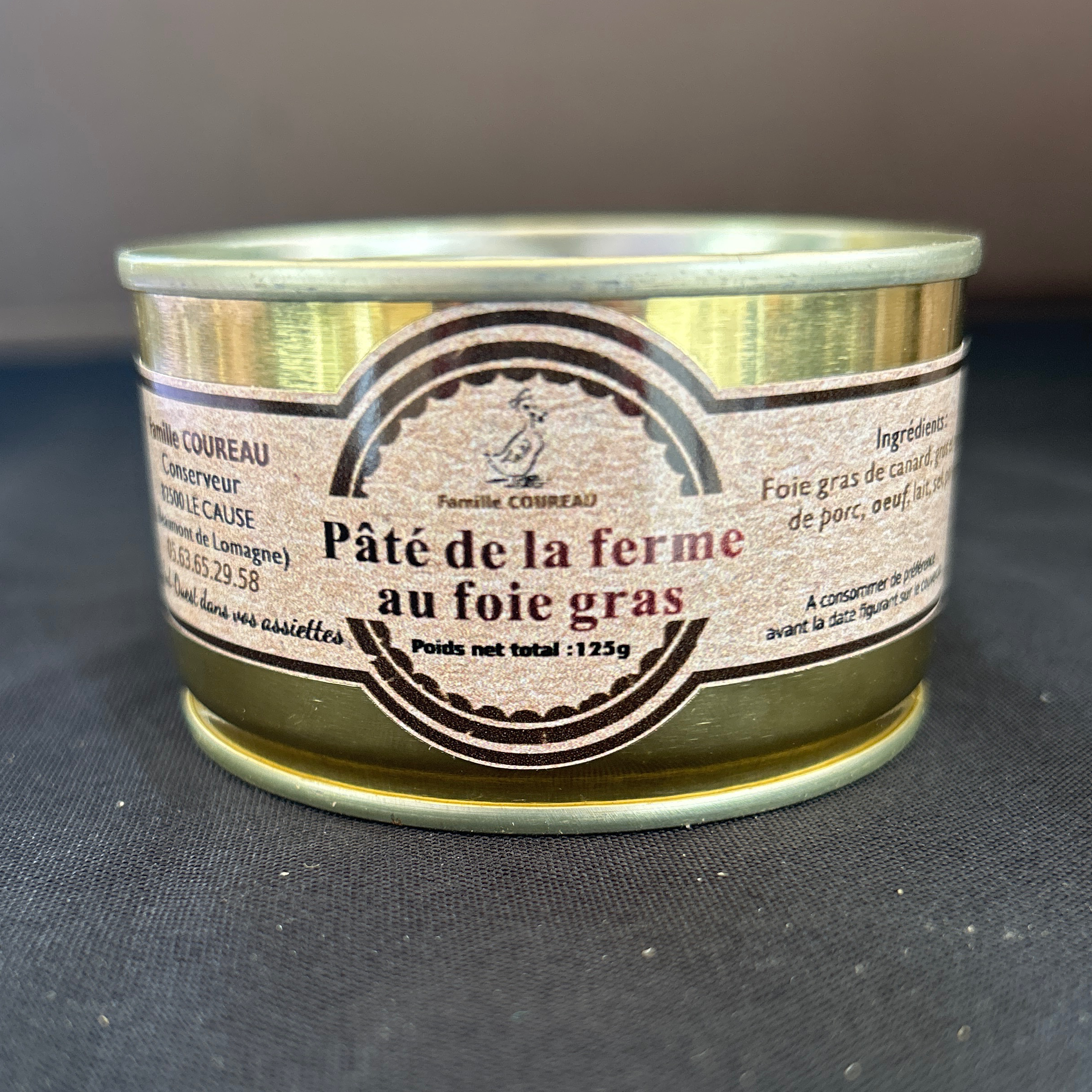 Pâté de la ferme au foie gras