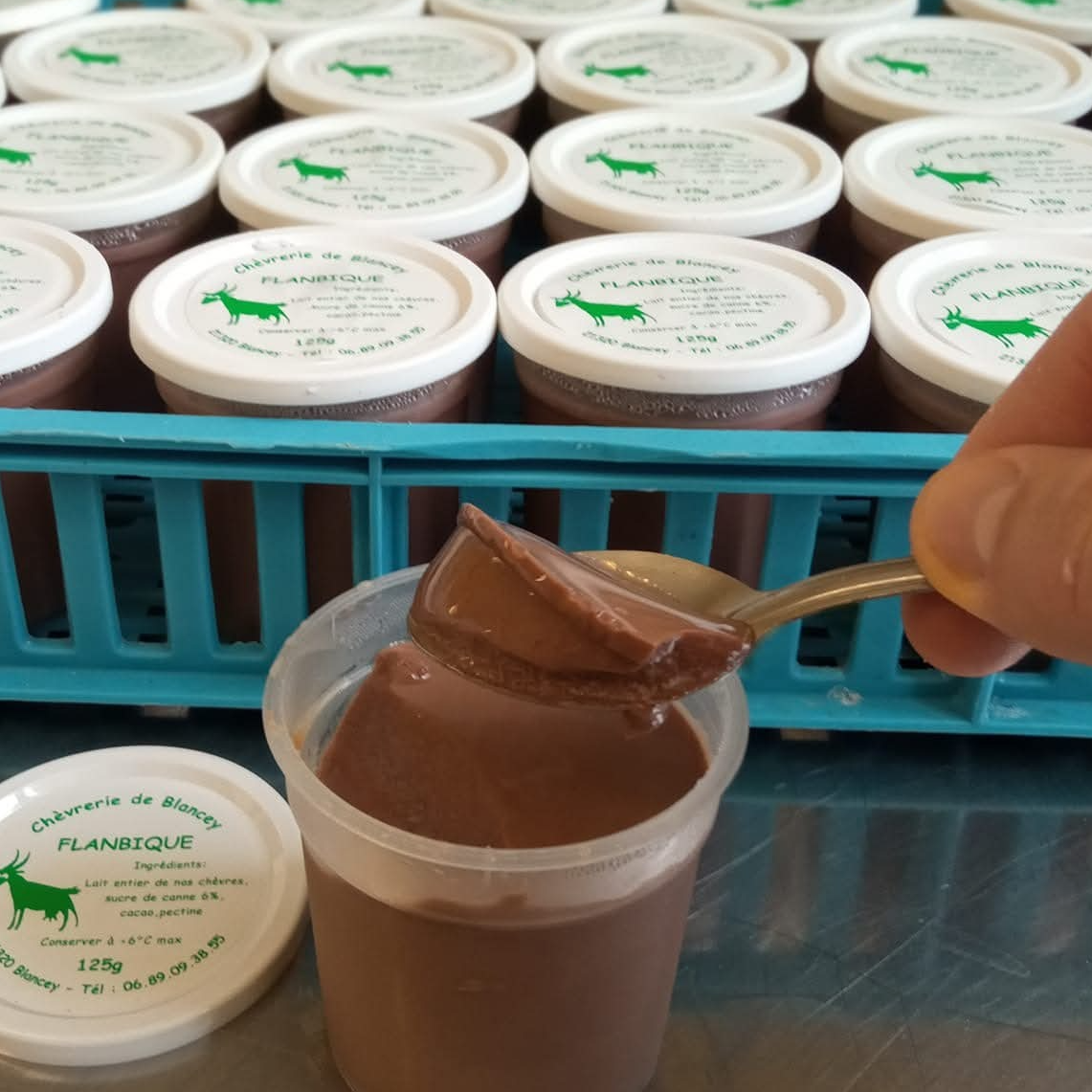 Creme dessert chocolat " Flanbique" - 125g