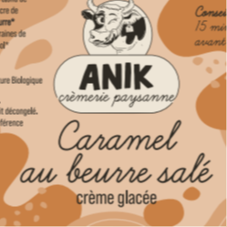 Crème glacée CARAMEL AU BEURRE Salé
